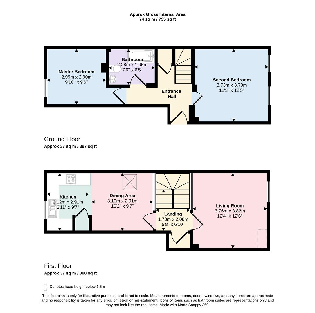 Flat 24, The Seed Warehouse, Poole floorplan