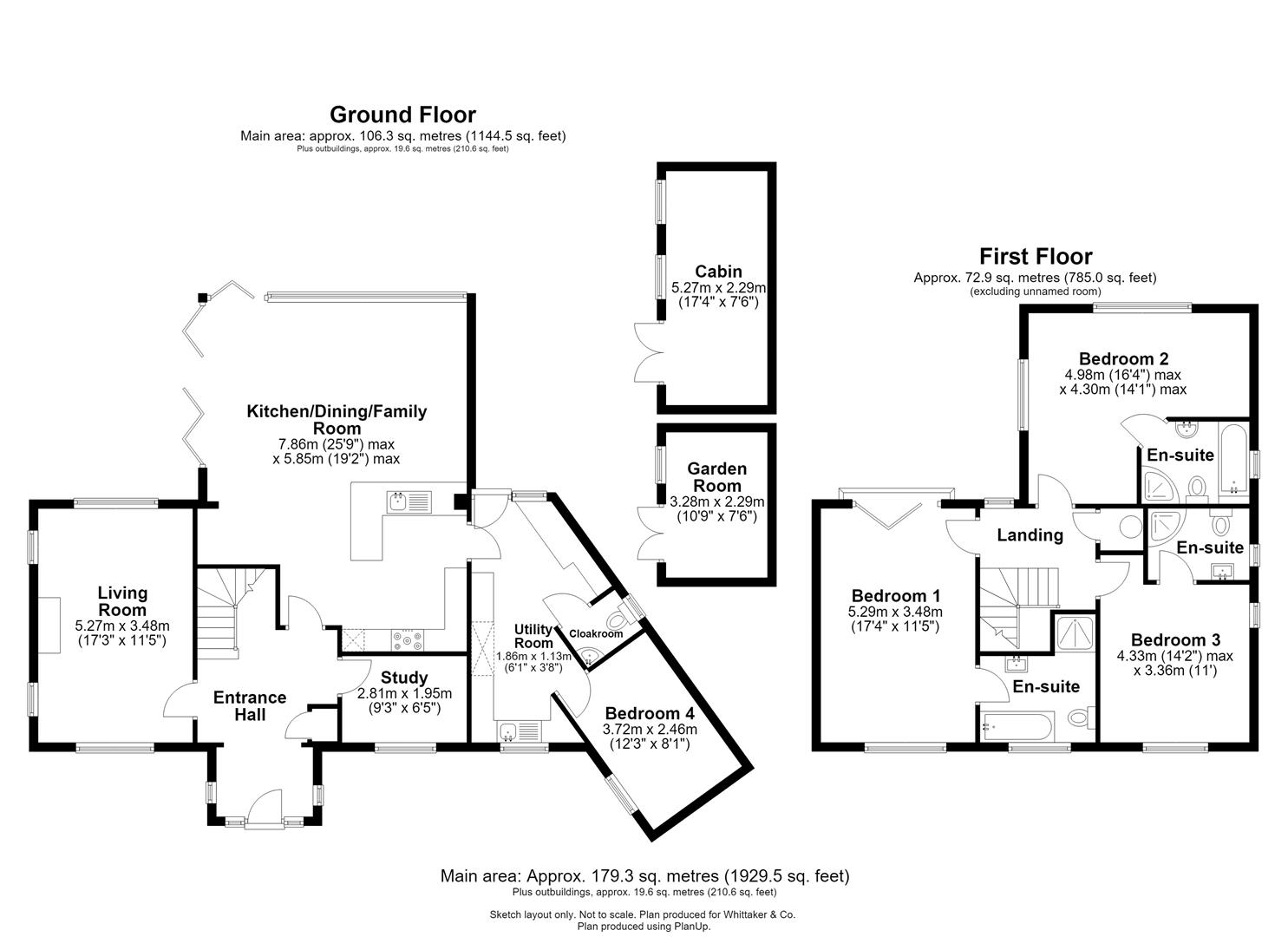 Pheasants, Park Lane, Kimpton floorplan