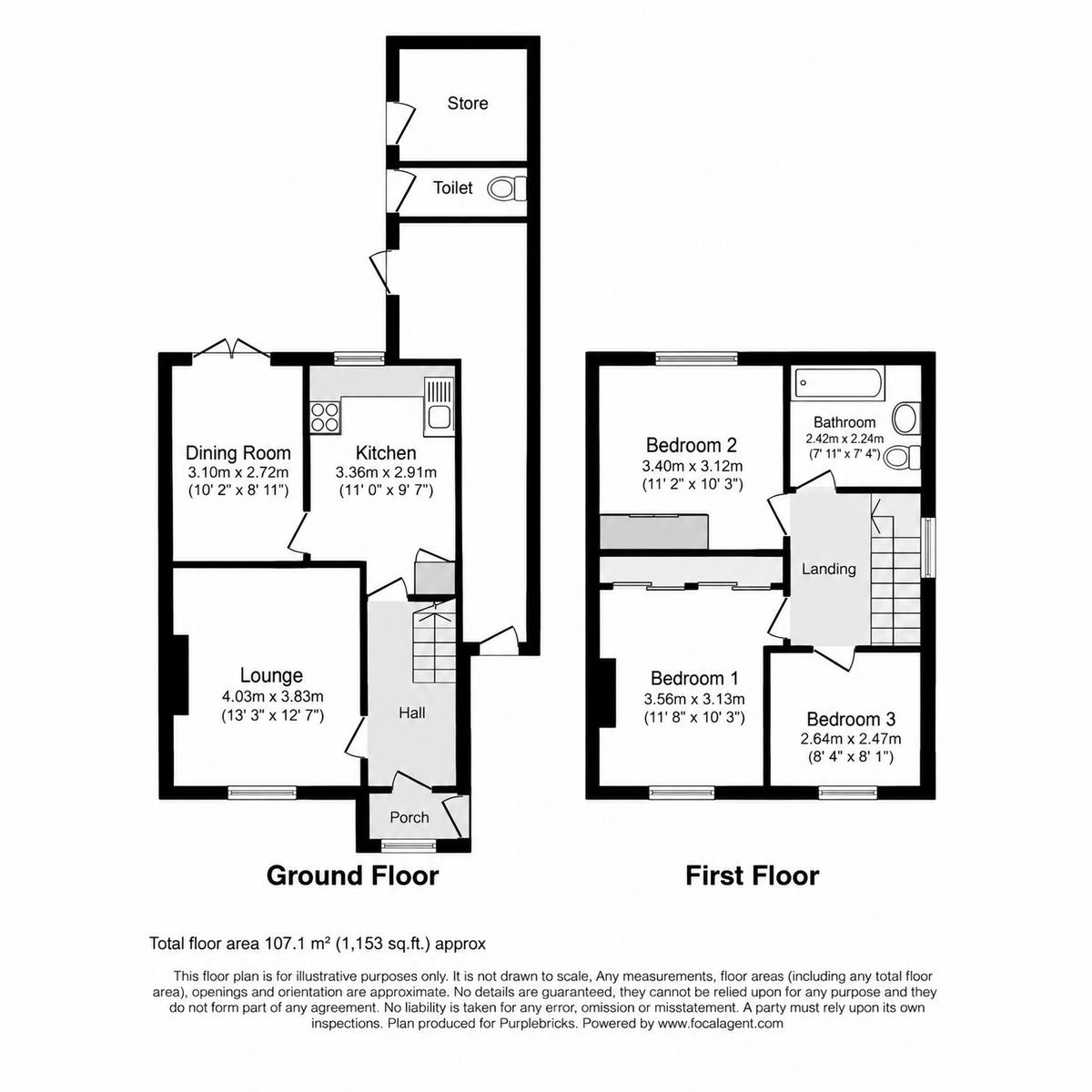 10, Cotswold Road, Southampton floorplan