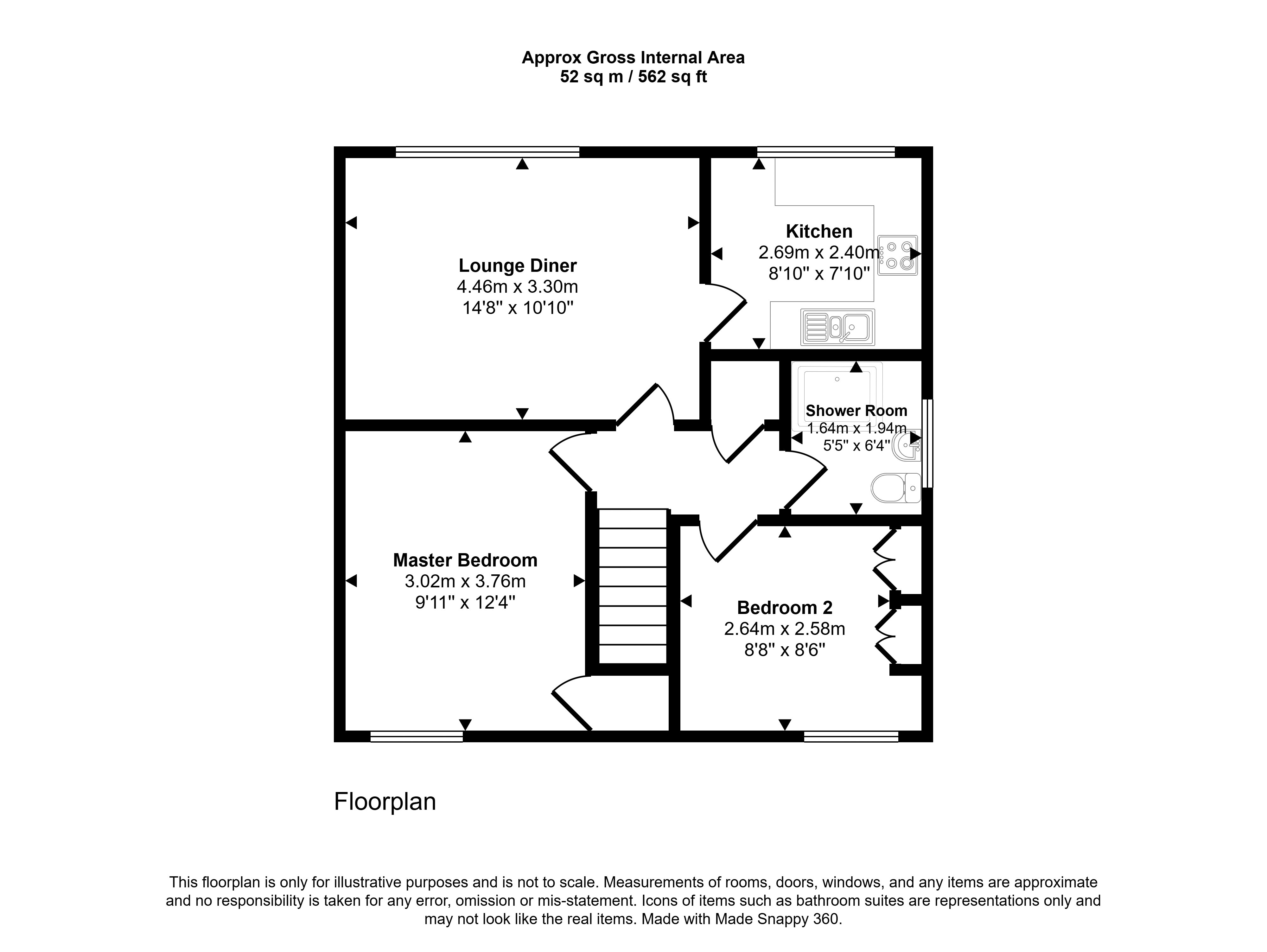 Lindsey Close, Cramlington floorplan