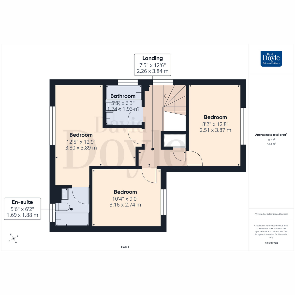 24, Kingfisher Drive, Hemel Hempstead floorplan