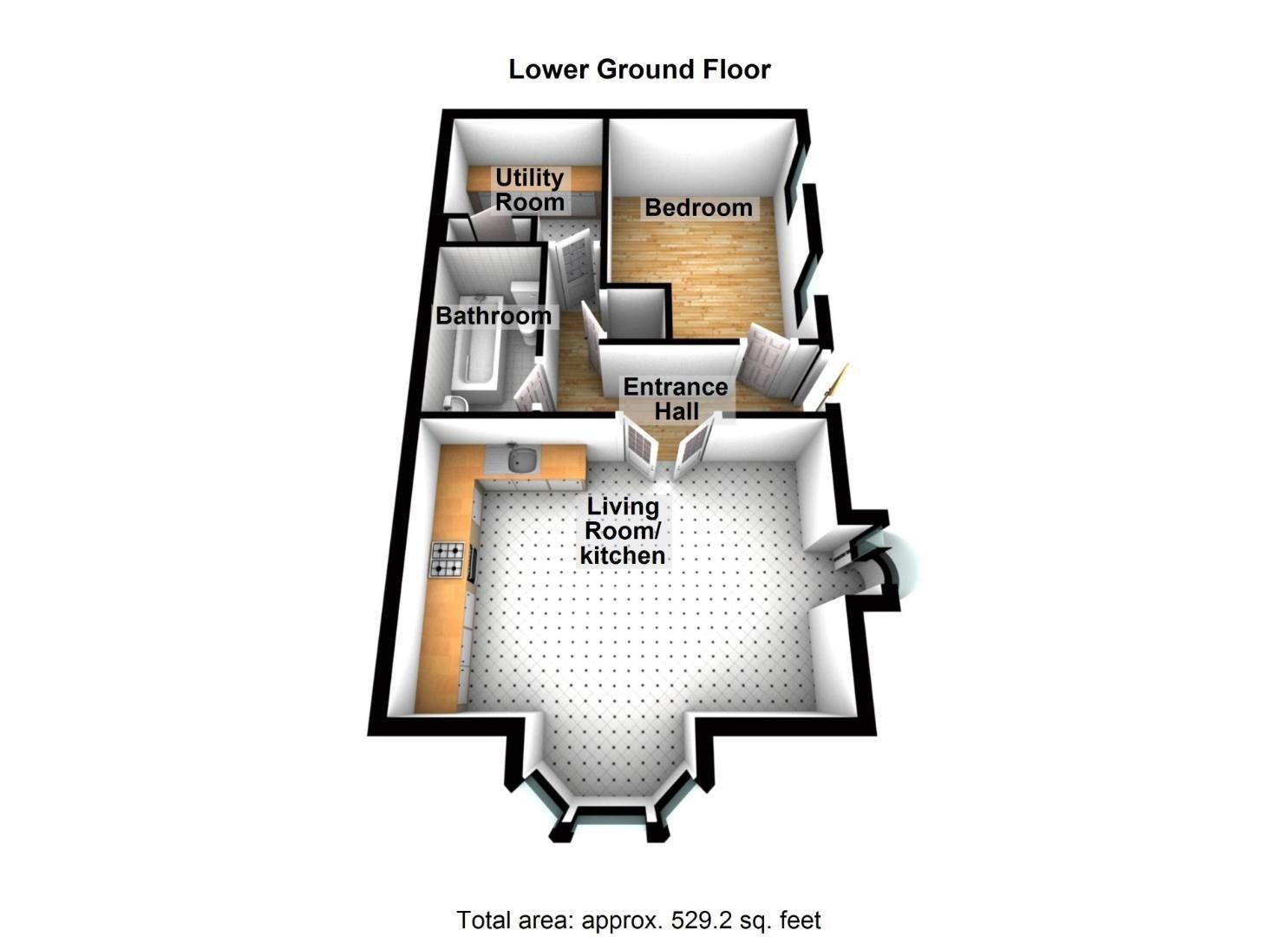 Flat 1, Marina View, 17 Abbey Hill, Southampton floorplan