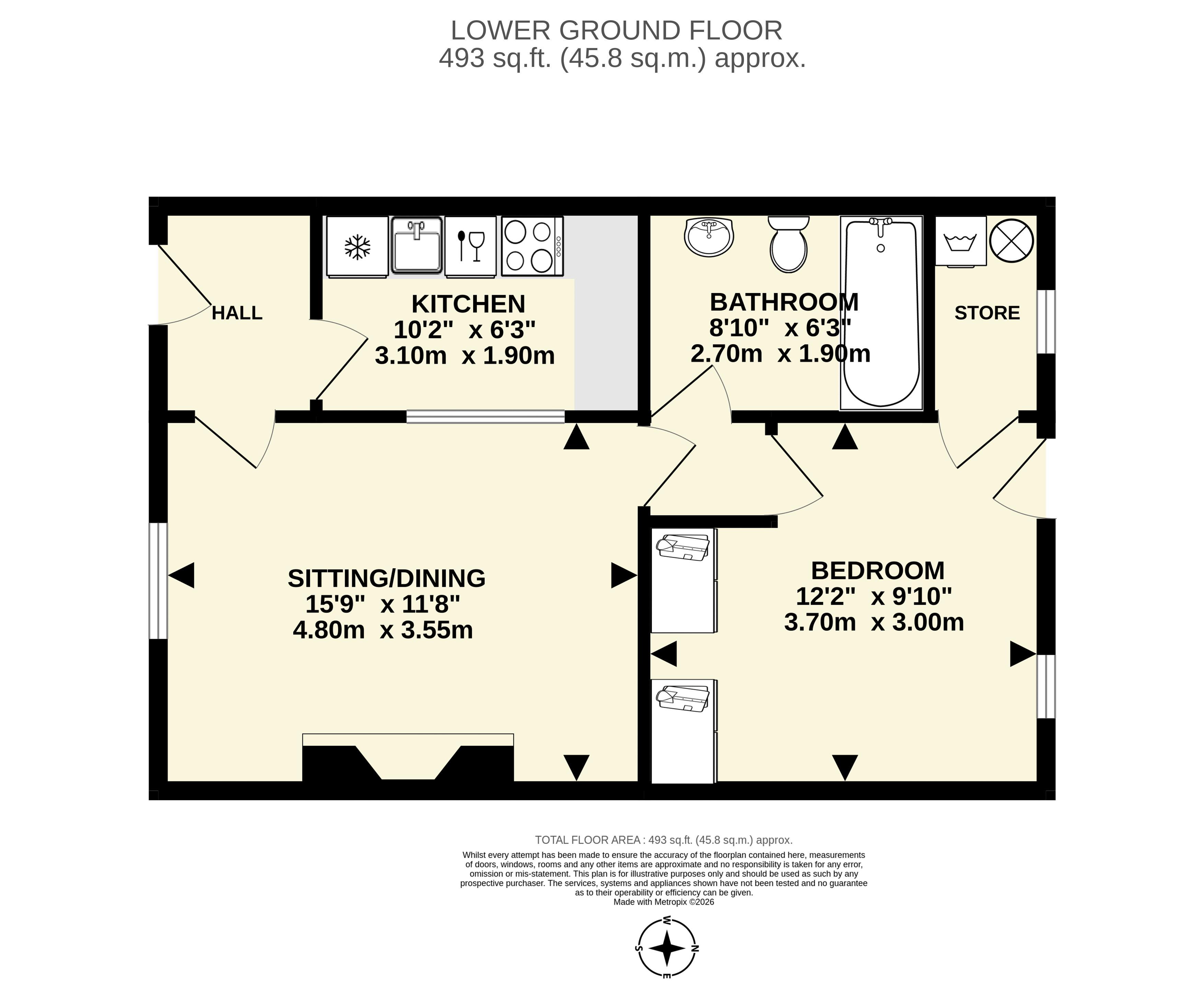 Plankton, 4a, Fortfield Terrace, Sidmouth floorplan
