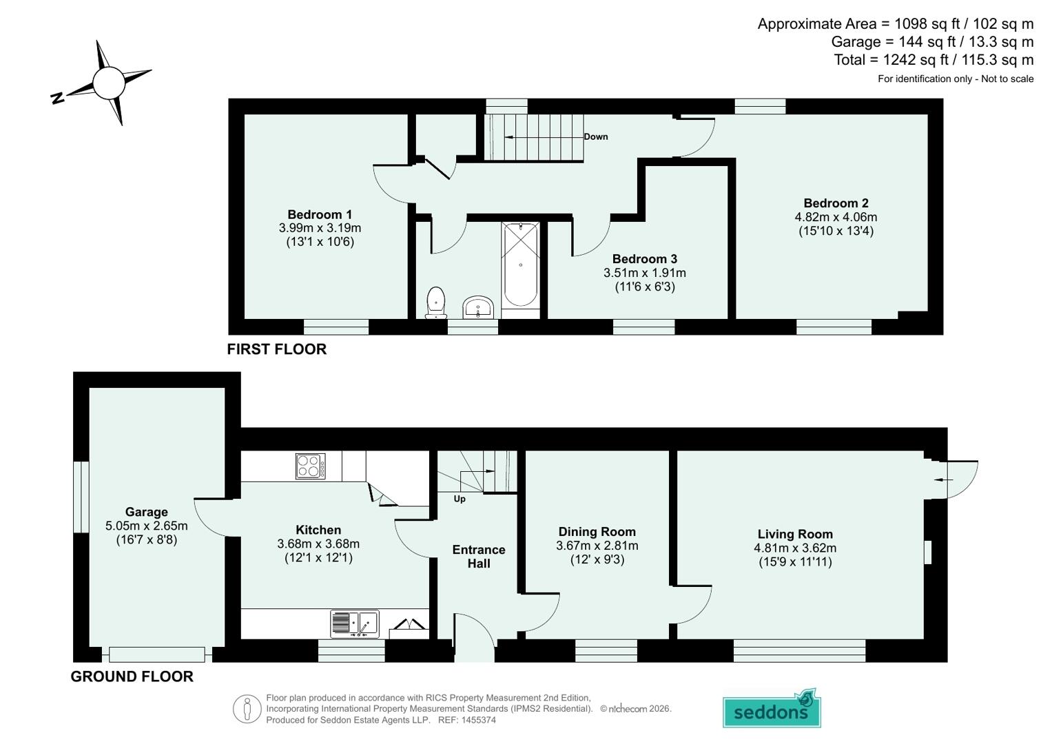 Enterwell Cottage,, Wheddon Cross, Somerset floorplan