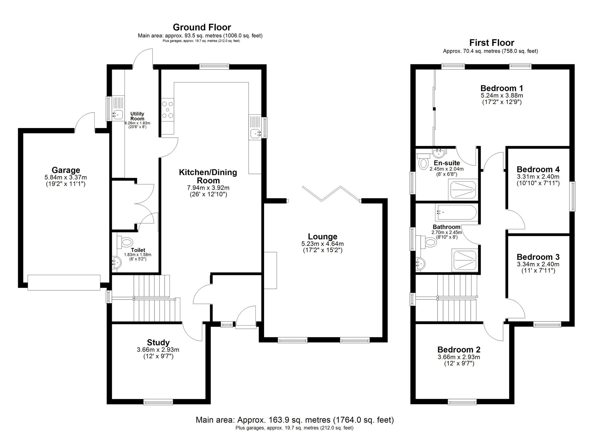 4 Dexter Lane, Ely floorplan