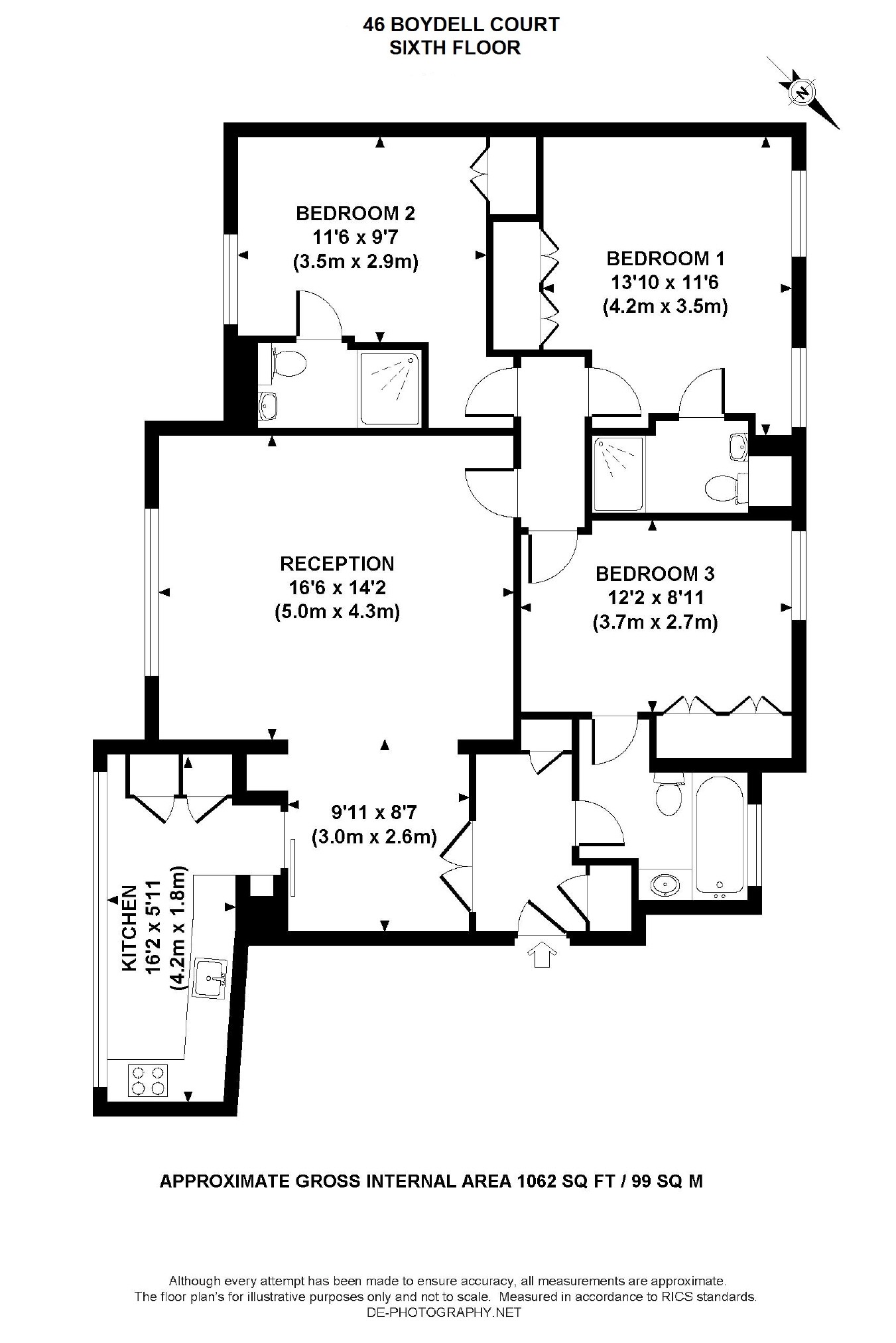 3 Bedrooms Flat to rent in Boydell Court, St John's Wood Park, St Jon's Wood, London NW8