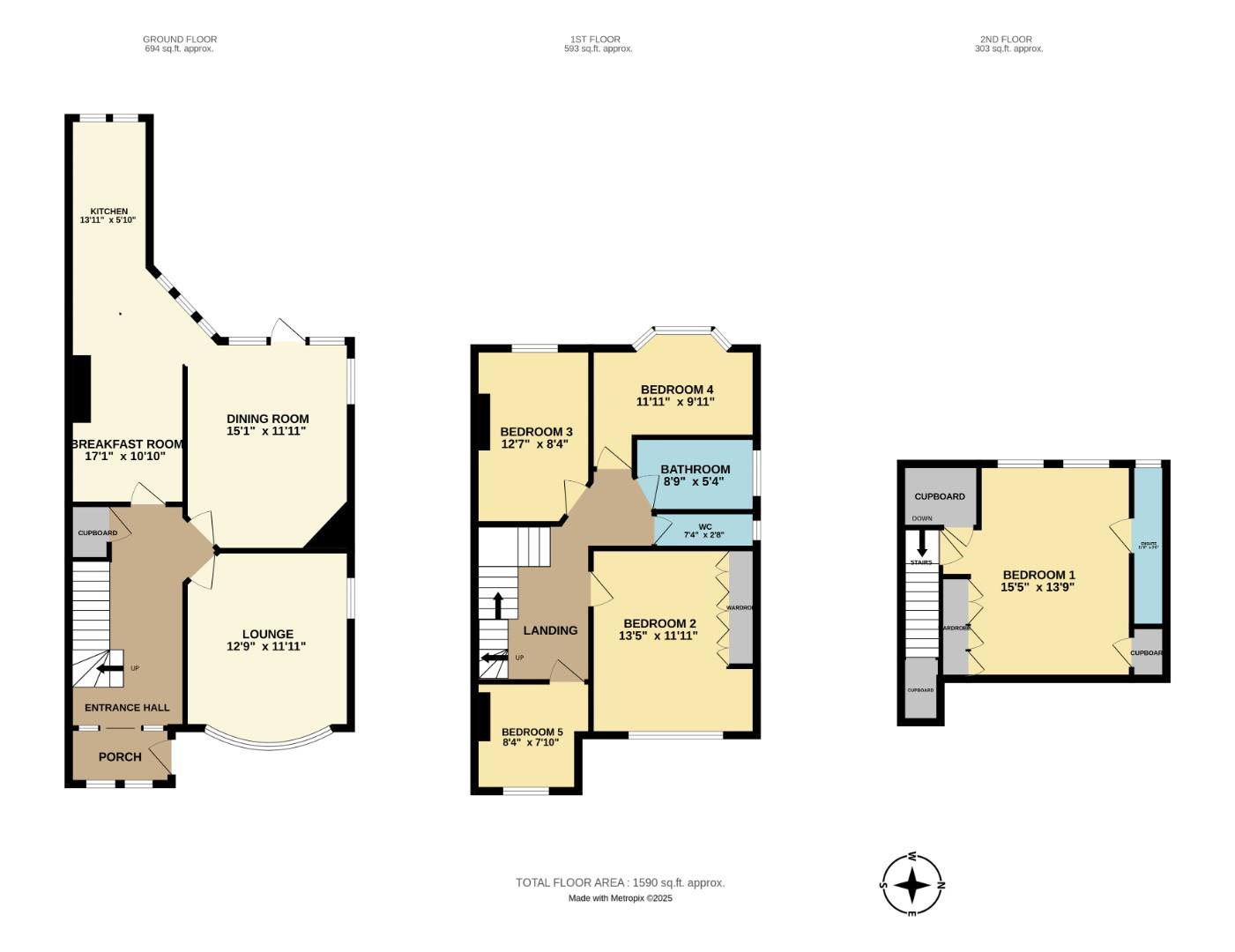 19, Nelson Drive, Leigh-On-Sea floorplan