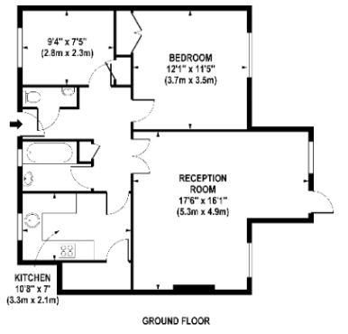 2 Bedrooms Maisonette to rent in Belvedere Close, Esher KT10