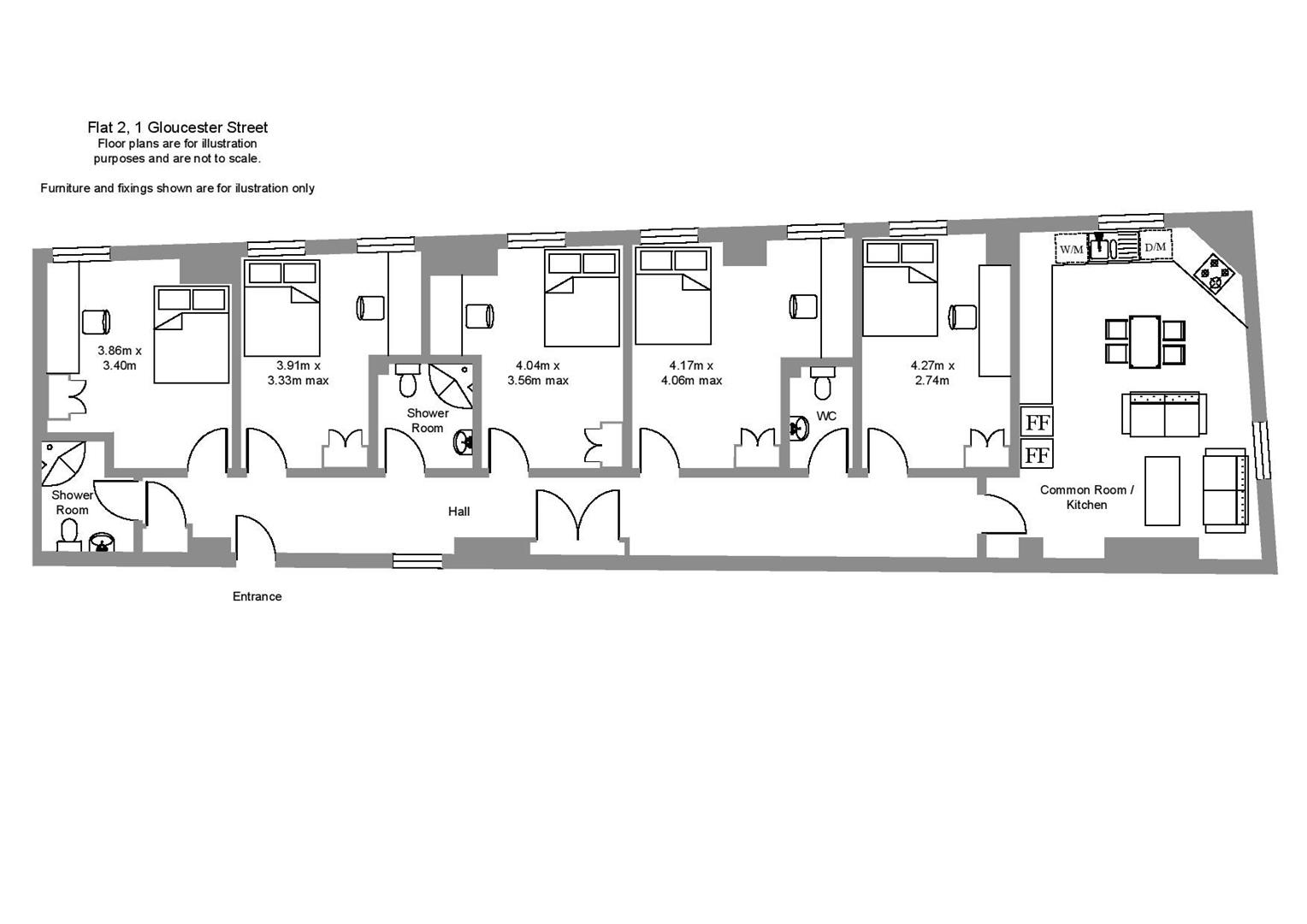 1 Gloucester Street, Leamington Spa floorplan
