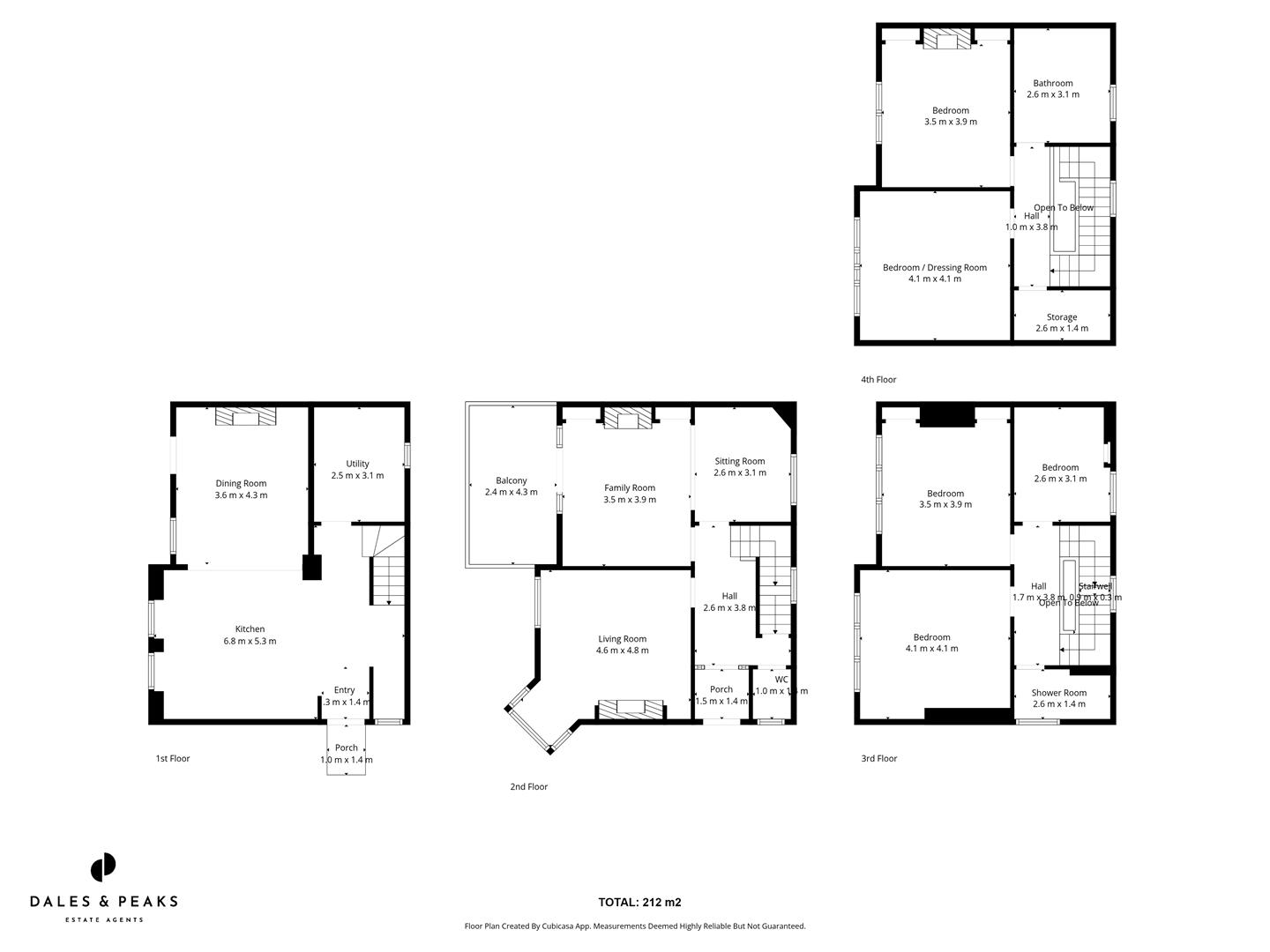 Highfield, Upperwood Road, Matlock floorplan