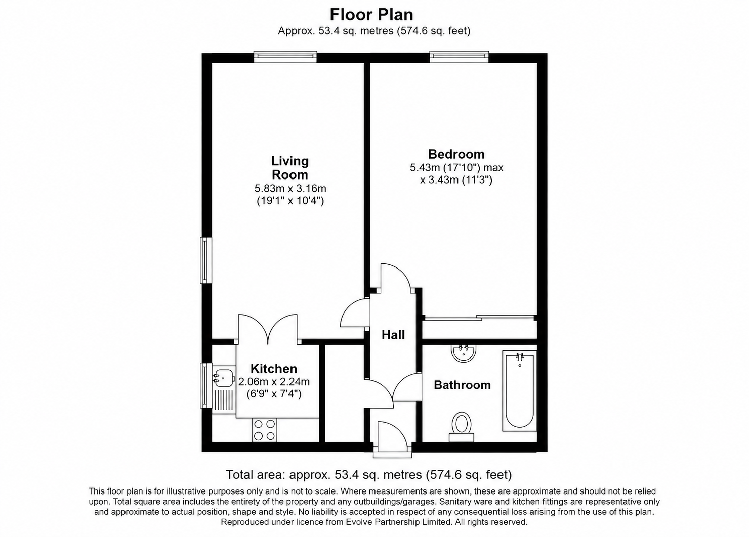 Apartment 41, Cromwell Court, Beam Street, Nantwich floorplan