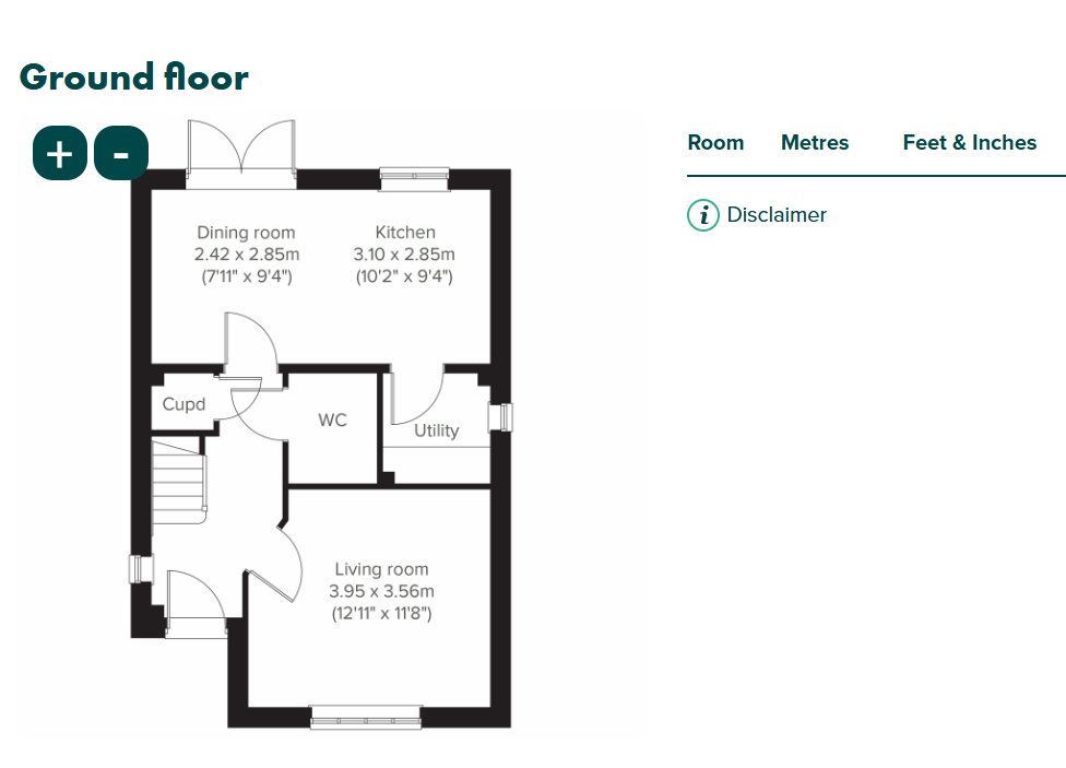 Plot 389 Ashworth Place, Exeter floorplan