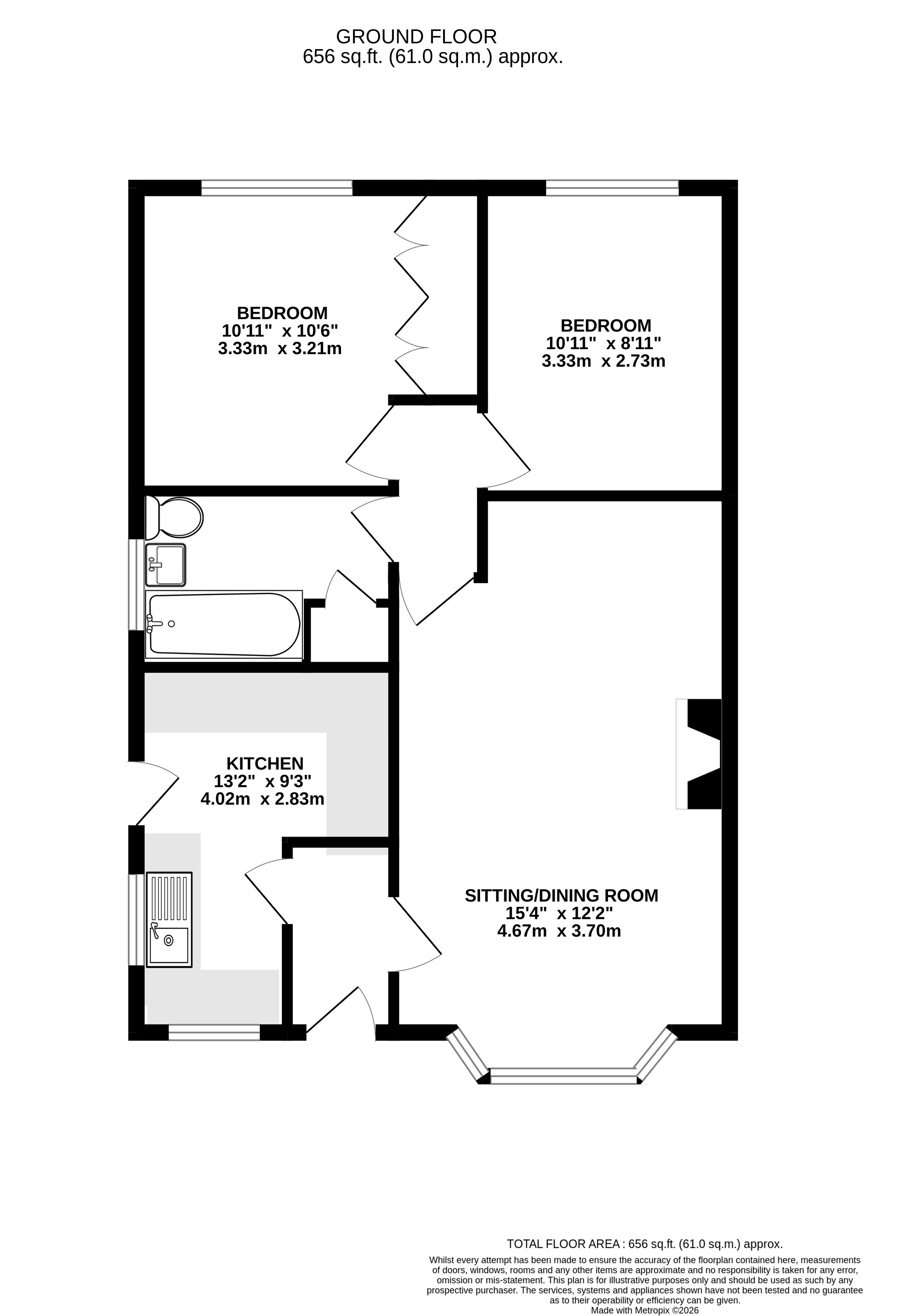 4, The Fairway, Surrey floorplan