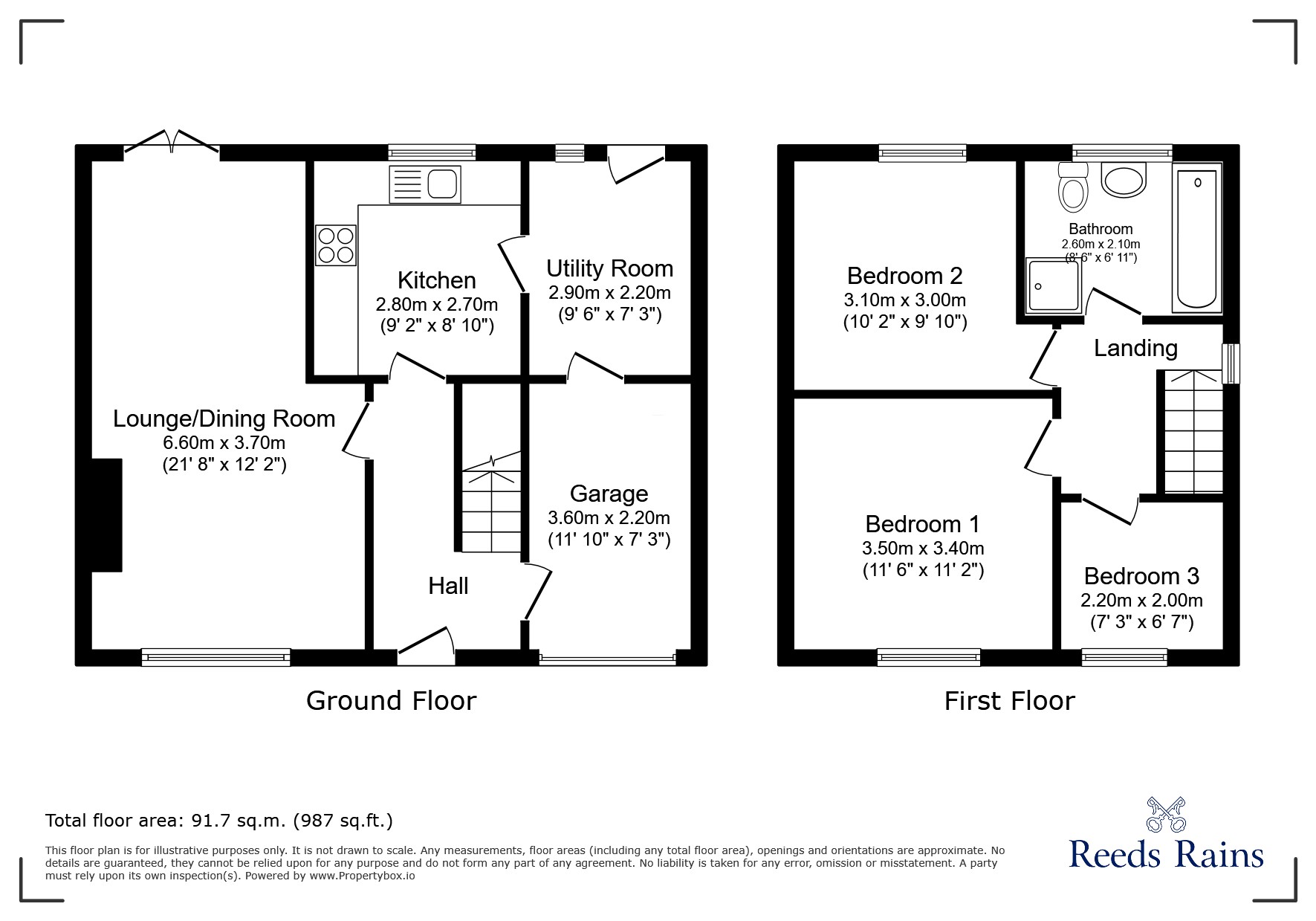 28, Hillgarth, Durham floorplan