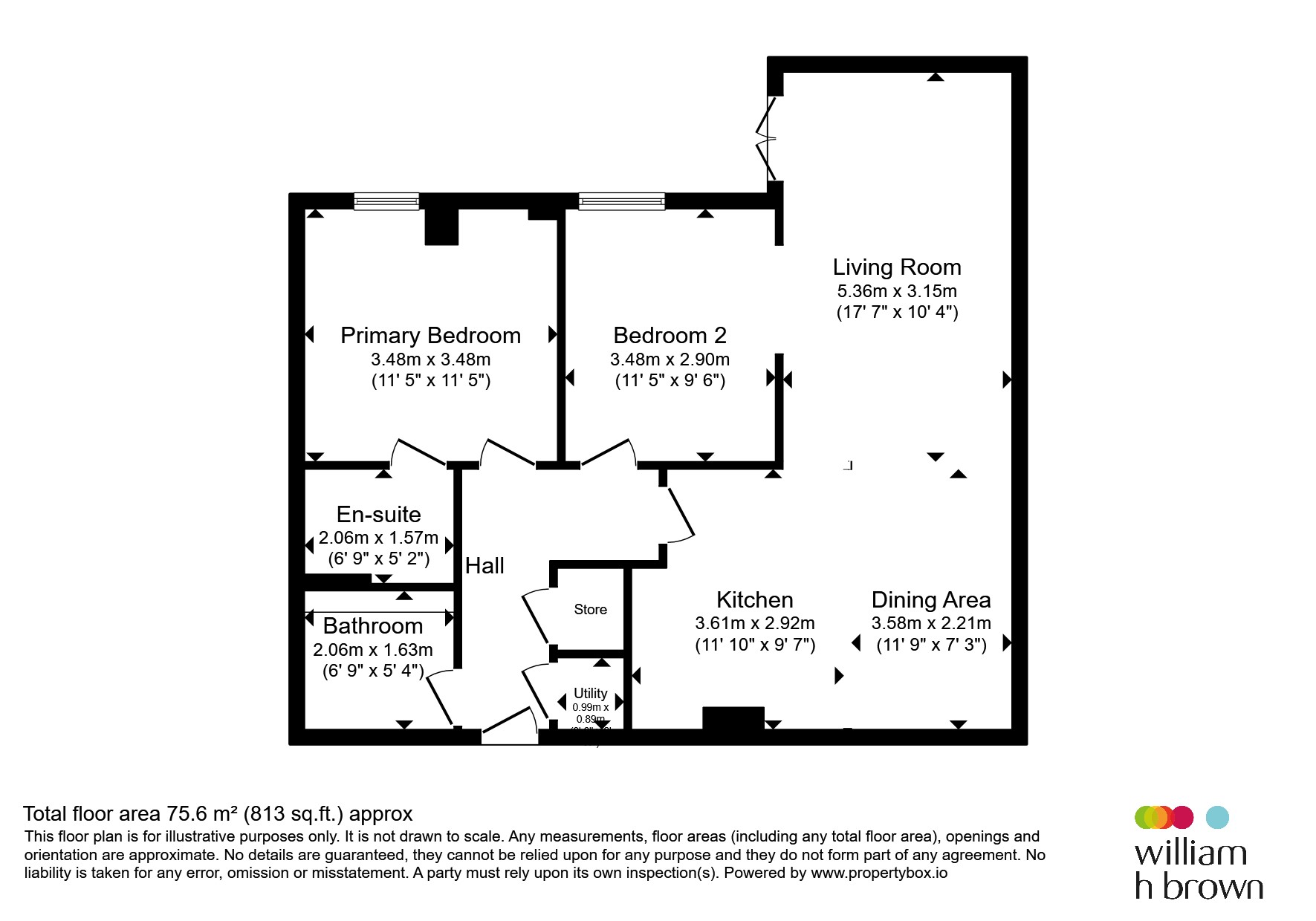 Flat 163, Aspect 14, Elmwood Lane, Leeds floorplan