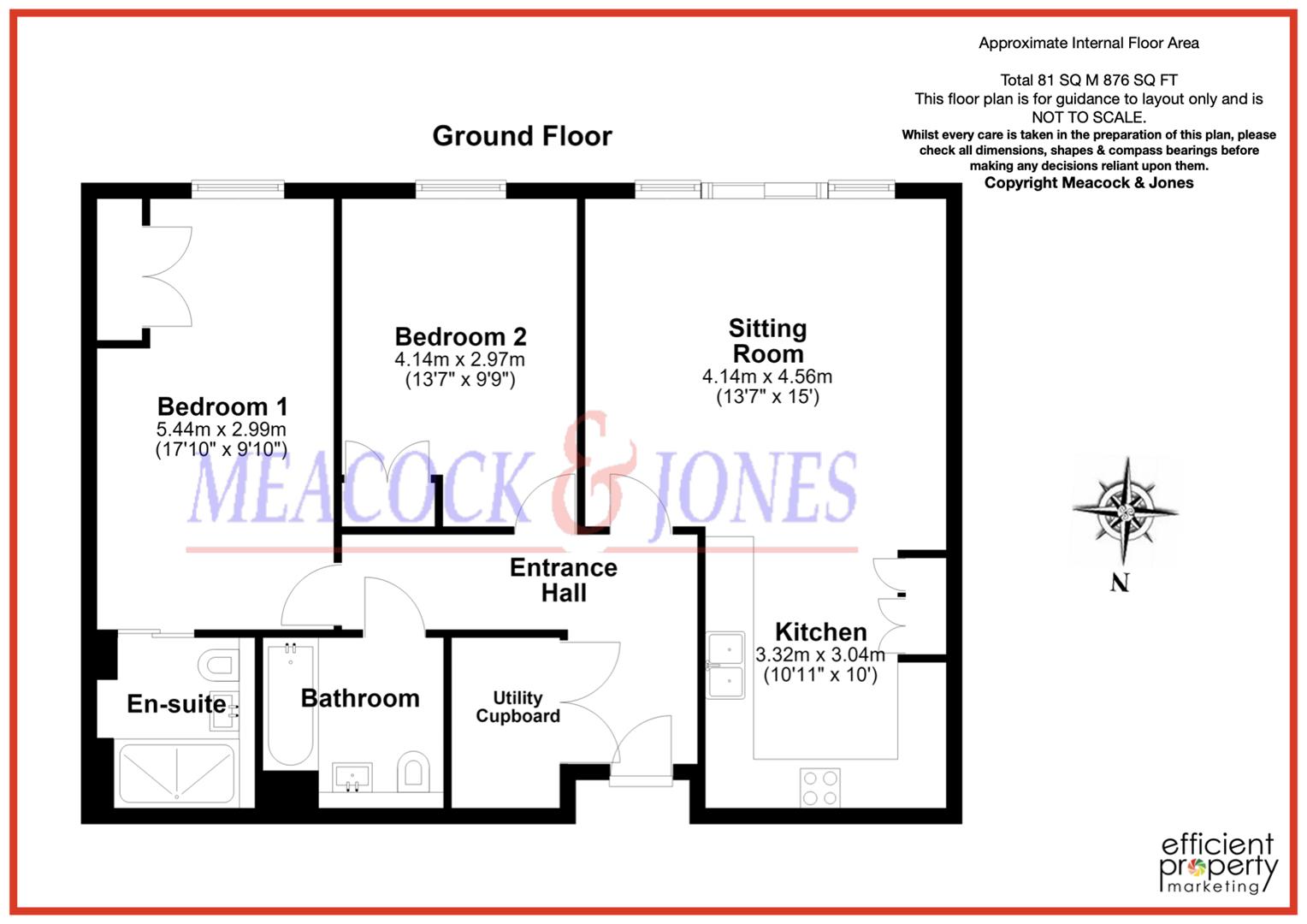 Flat 7, Santhem Residences, 2 Rayleigh Close, Brentwood floorplan