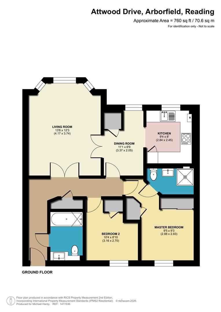 6, Attwood Drive, Arborfield floorplan
