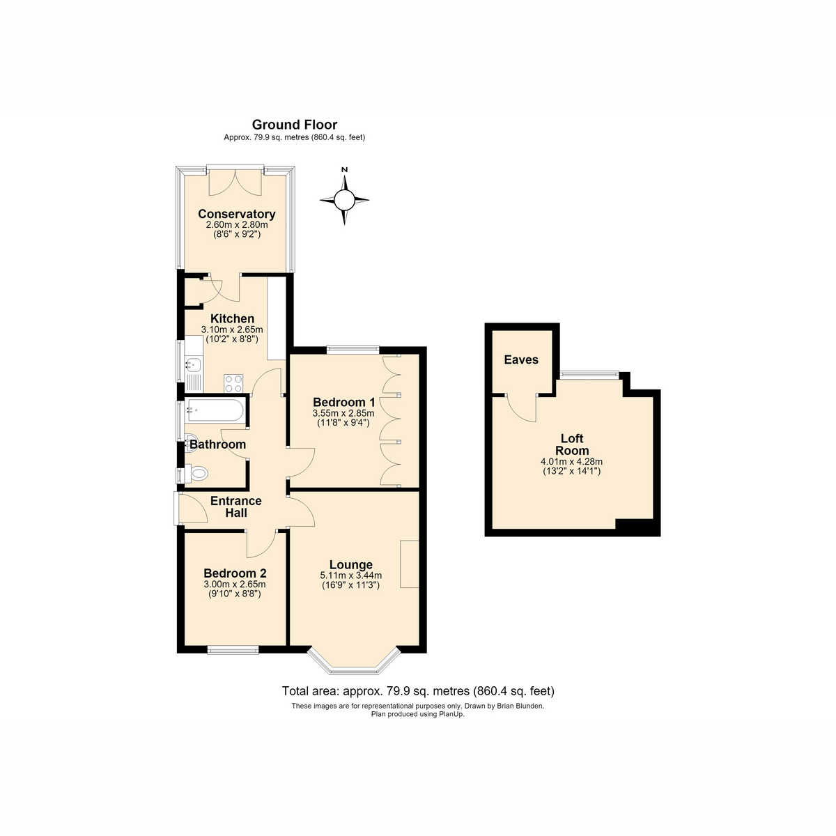 100, Heathcote Drive, East Grinstead floorplan