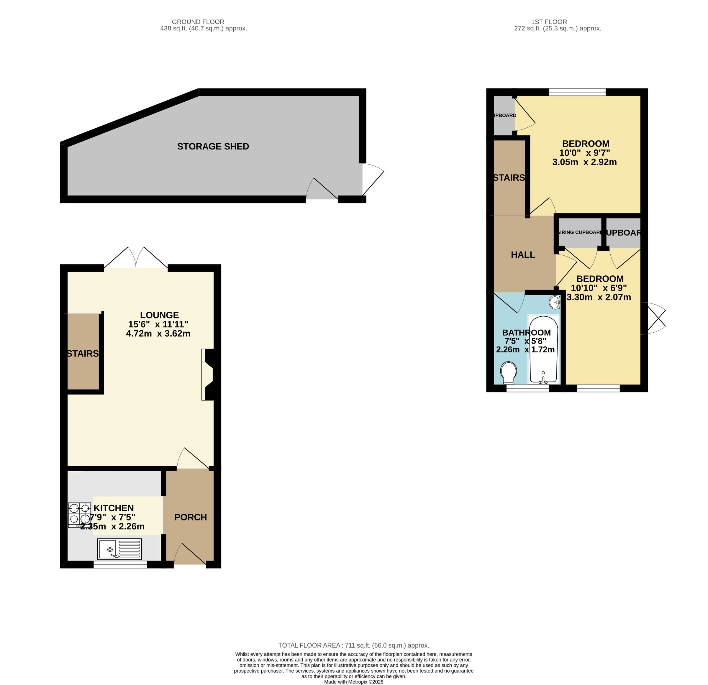 14 The Smithy, Blakeney floorplan