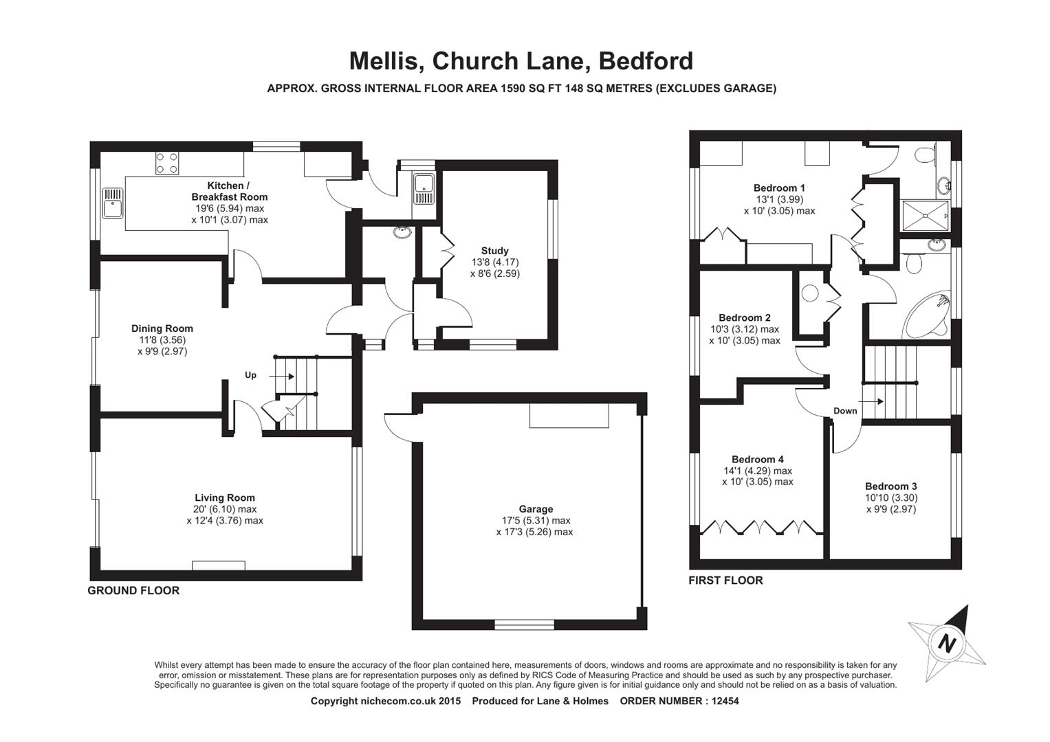 Mellis, Church Lane, Bedford floorplan