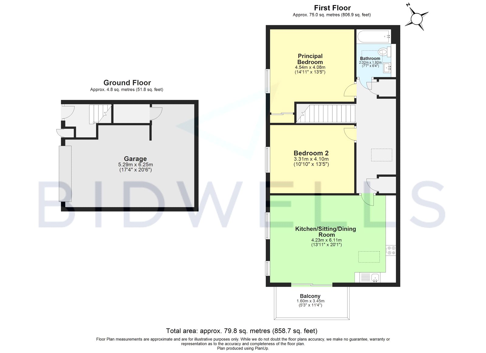2, Falcon Road, Cambridge floorplan