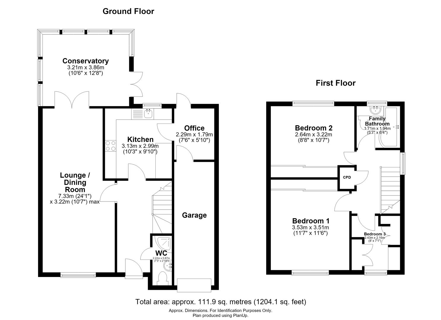 Caernarvon Close, Chesterfield floorplan