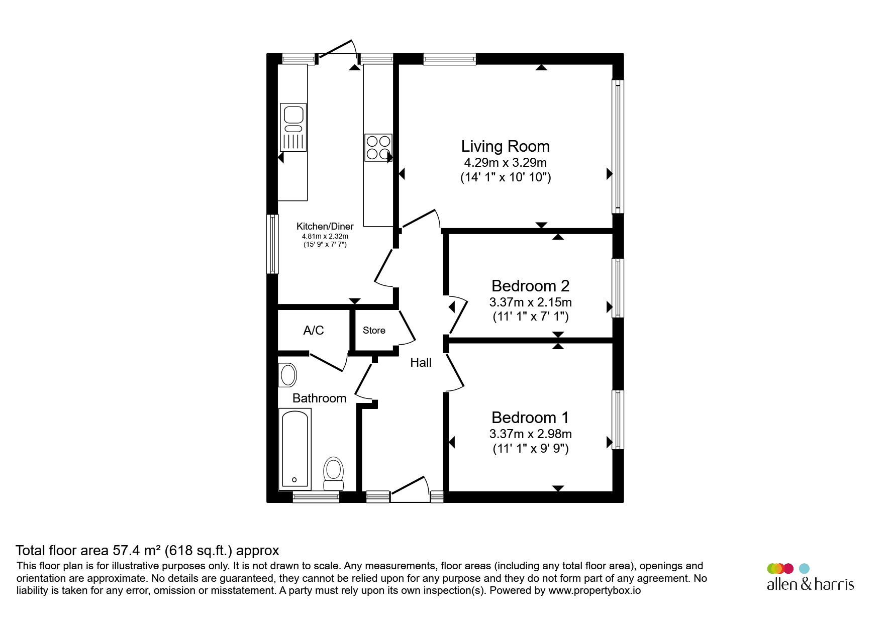 5, Barrington Close, SWINDON floorplan