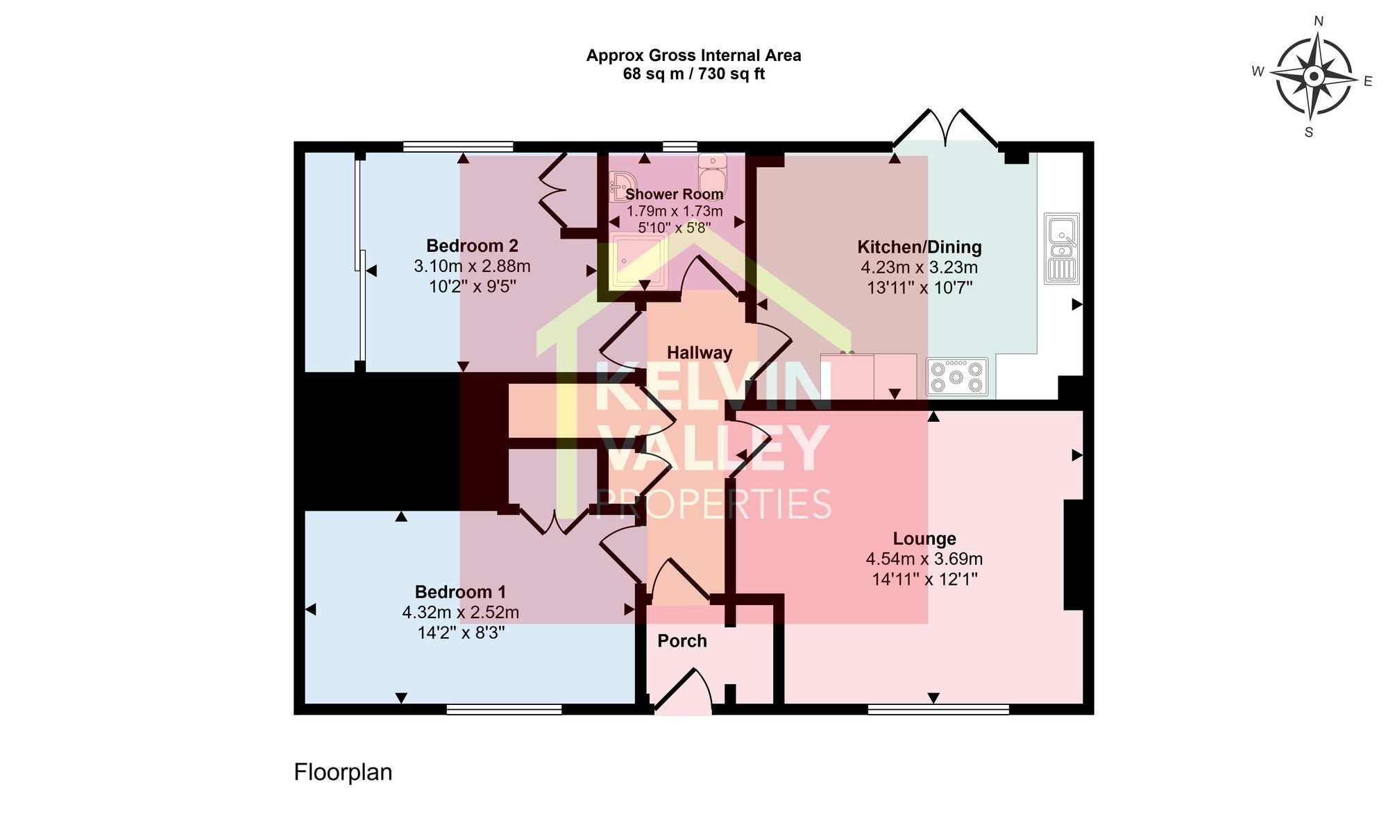 24 Balcastle Gardens, Glasgow floorplan