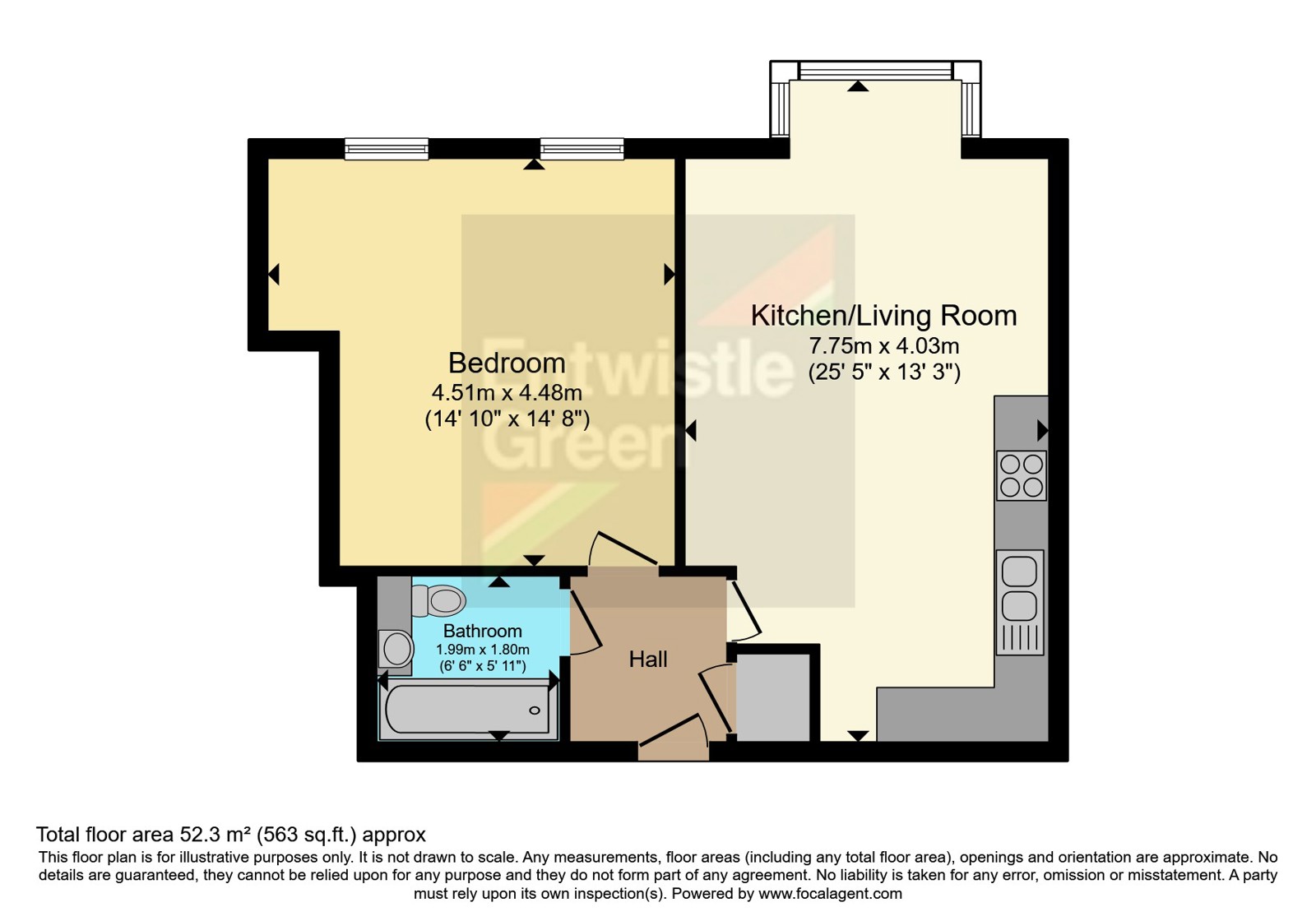 Apartment 20, Bryers Court,, Central Way, Cheshire floorplan