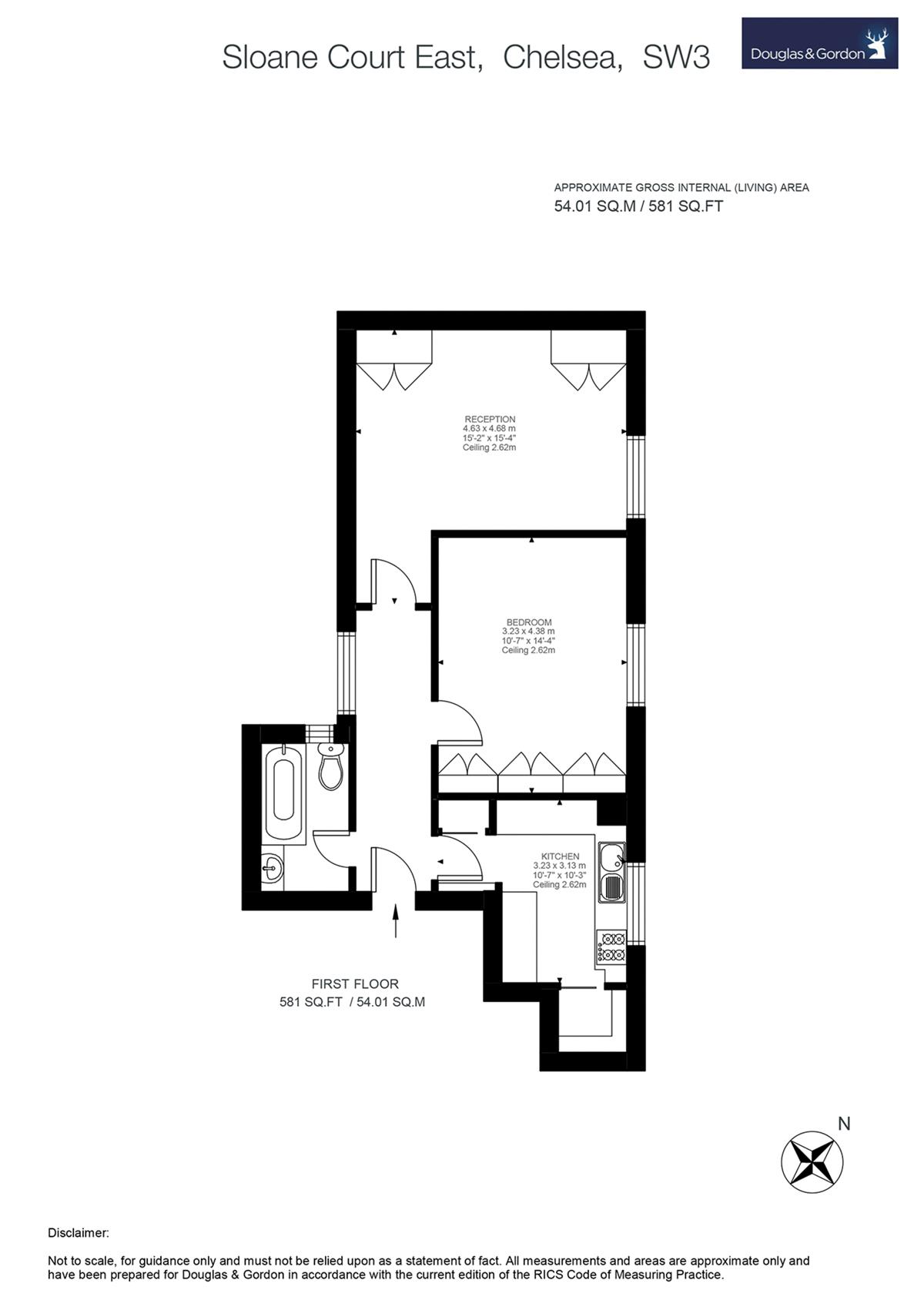 1 Bedrooms Flat to rent in Sloane Court East, London SW3