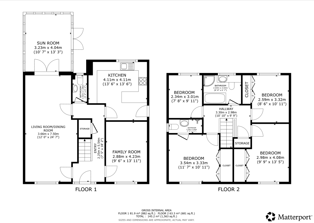 2 Cromarty Avenue, Glasgow floorplan