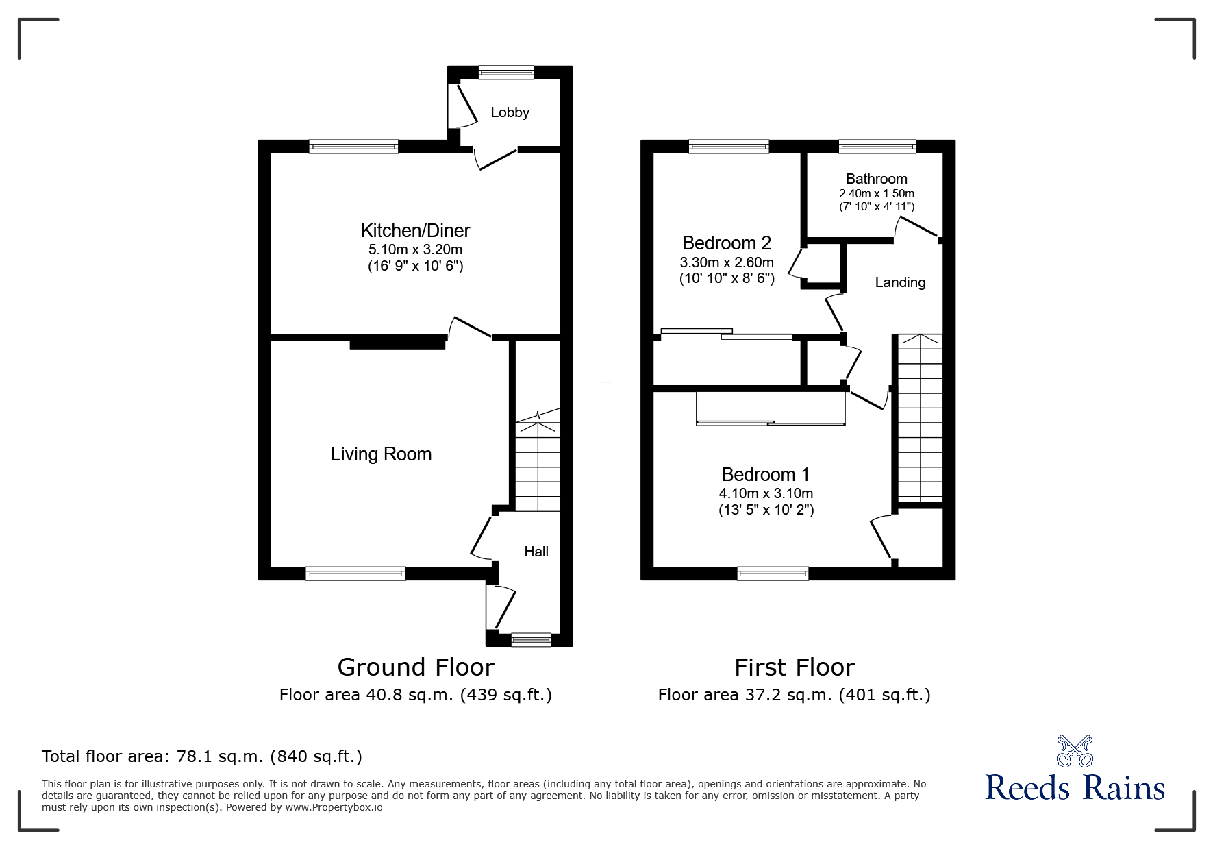 8, Coleridge Gardens, Stanley floorplan
