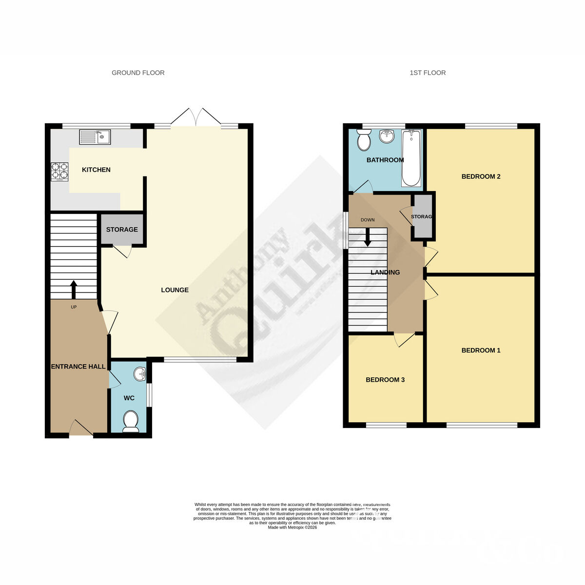 13, Denham Road, Canvey Island floorplan