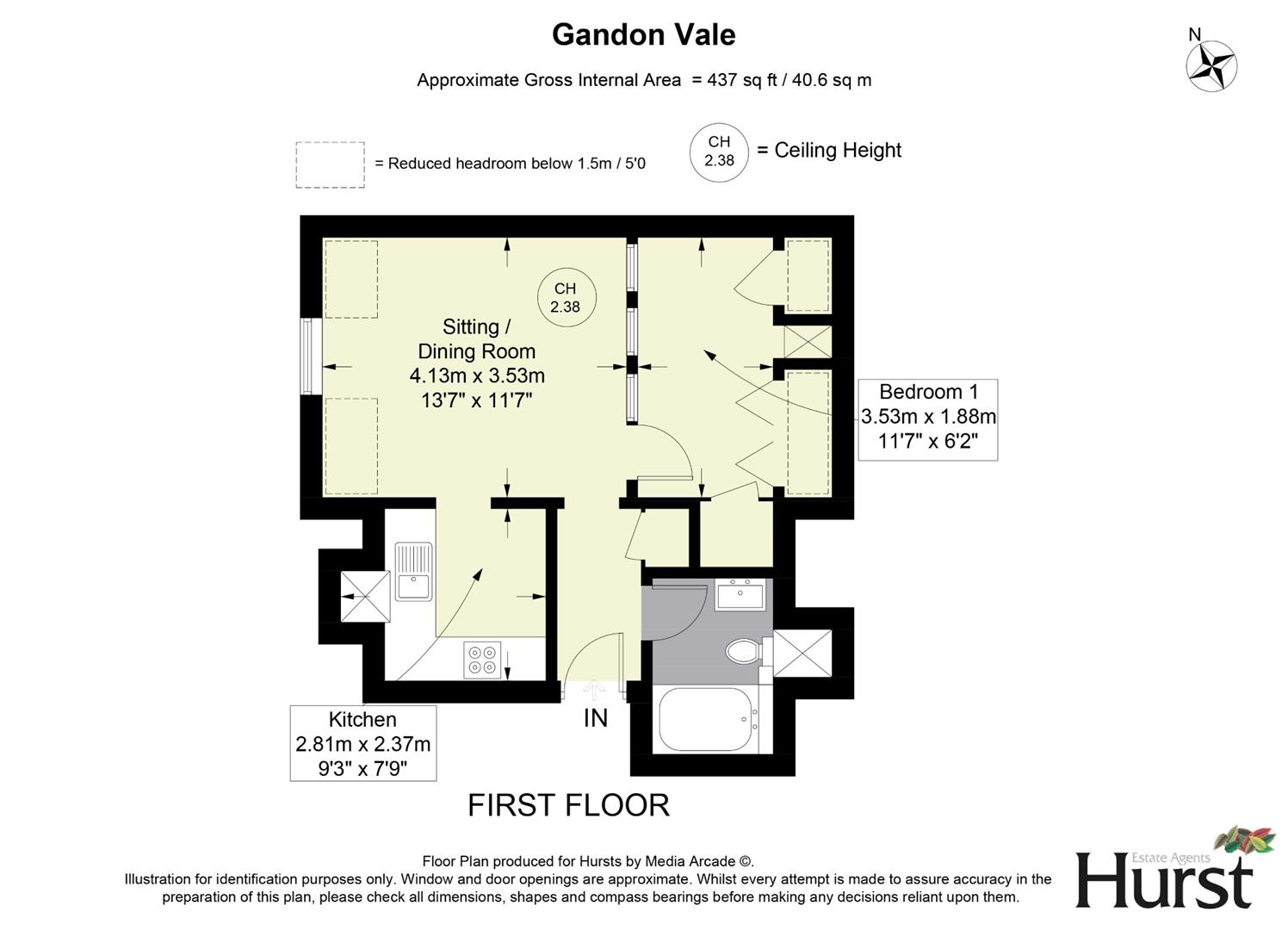 45, Gandon Vale, High Wycombe floorplan