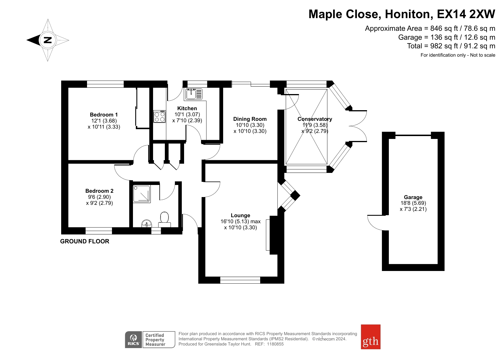 7, Maple Close, Devon floorplan