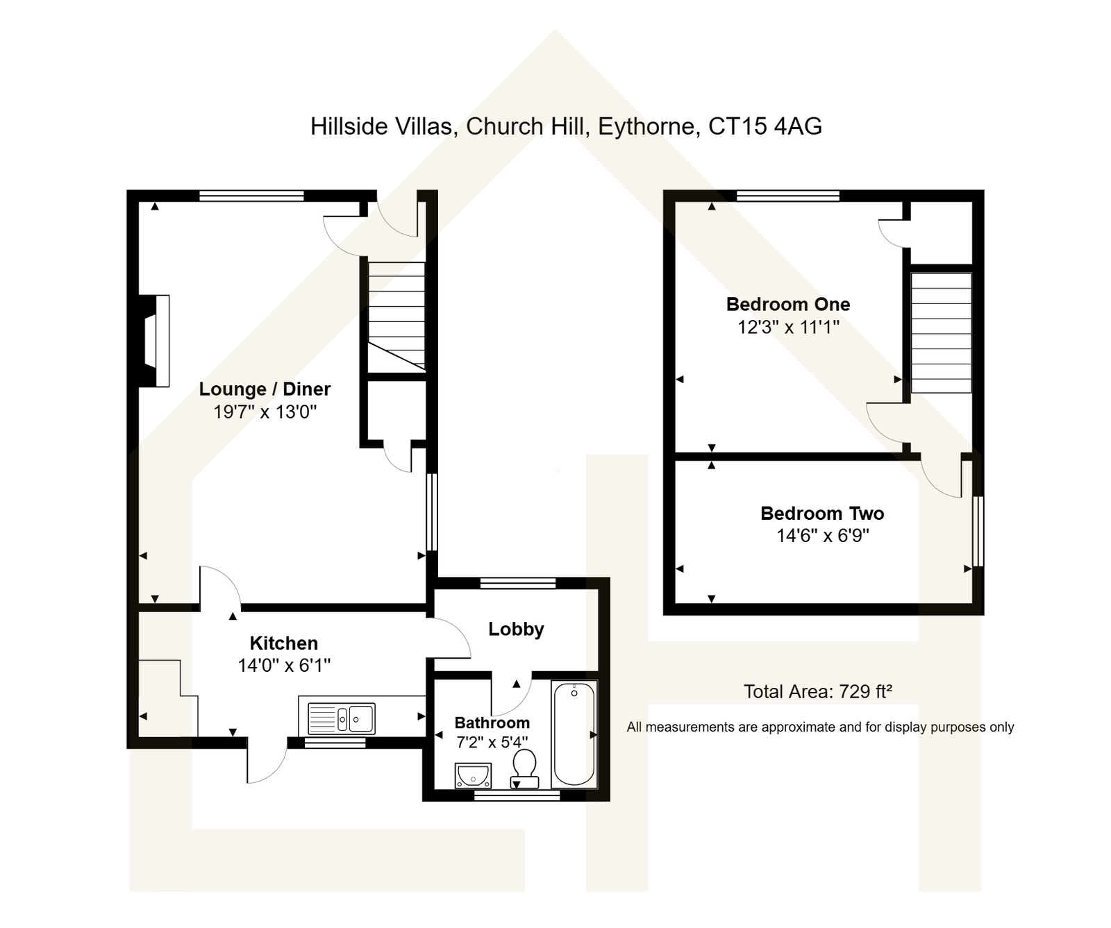 Hillside Villas,1, Church Hill, Dover floorplan