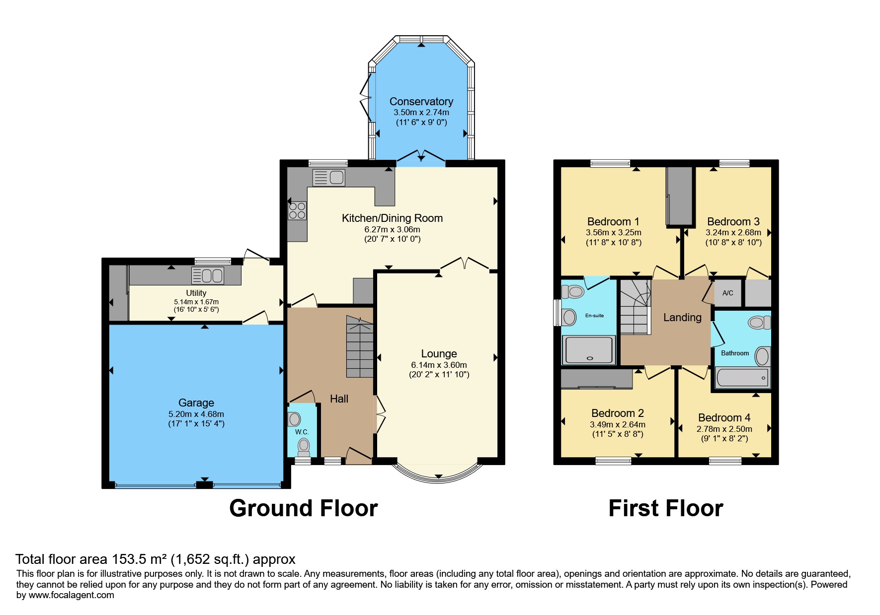 17, Damson Drive, The Rock, Telford floorplan
