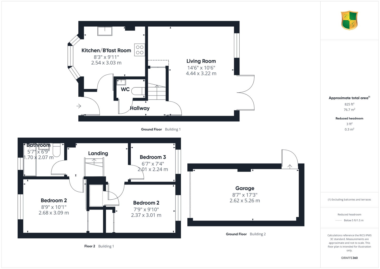 50, Bowes Close, Horsham floorplan