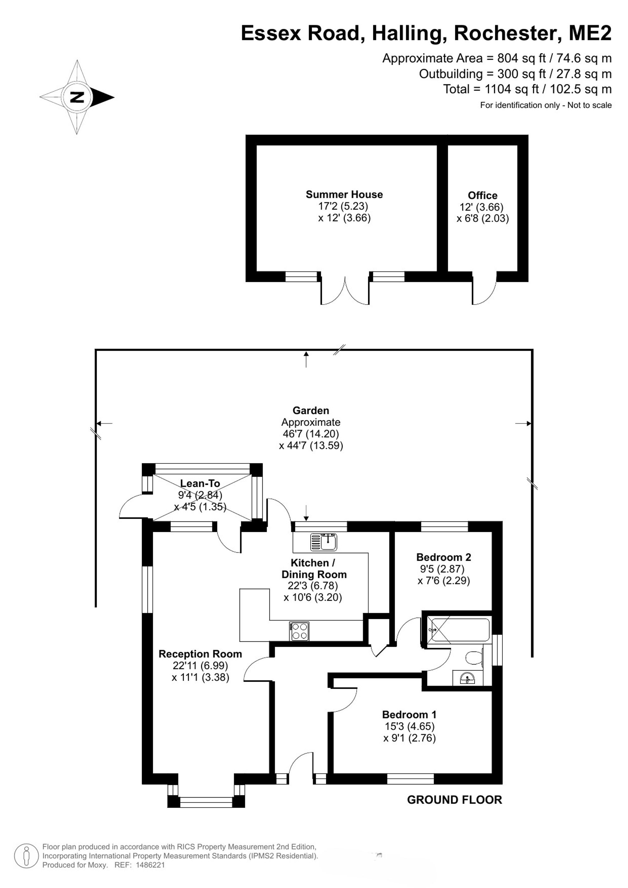 15 Essex Road, Rochester floorplan