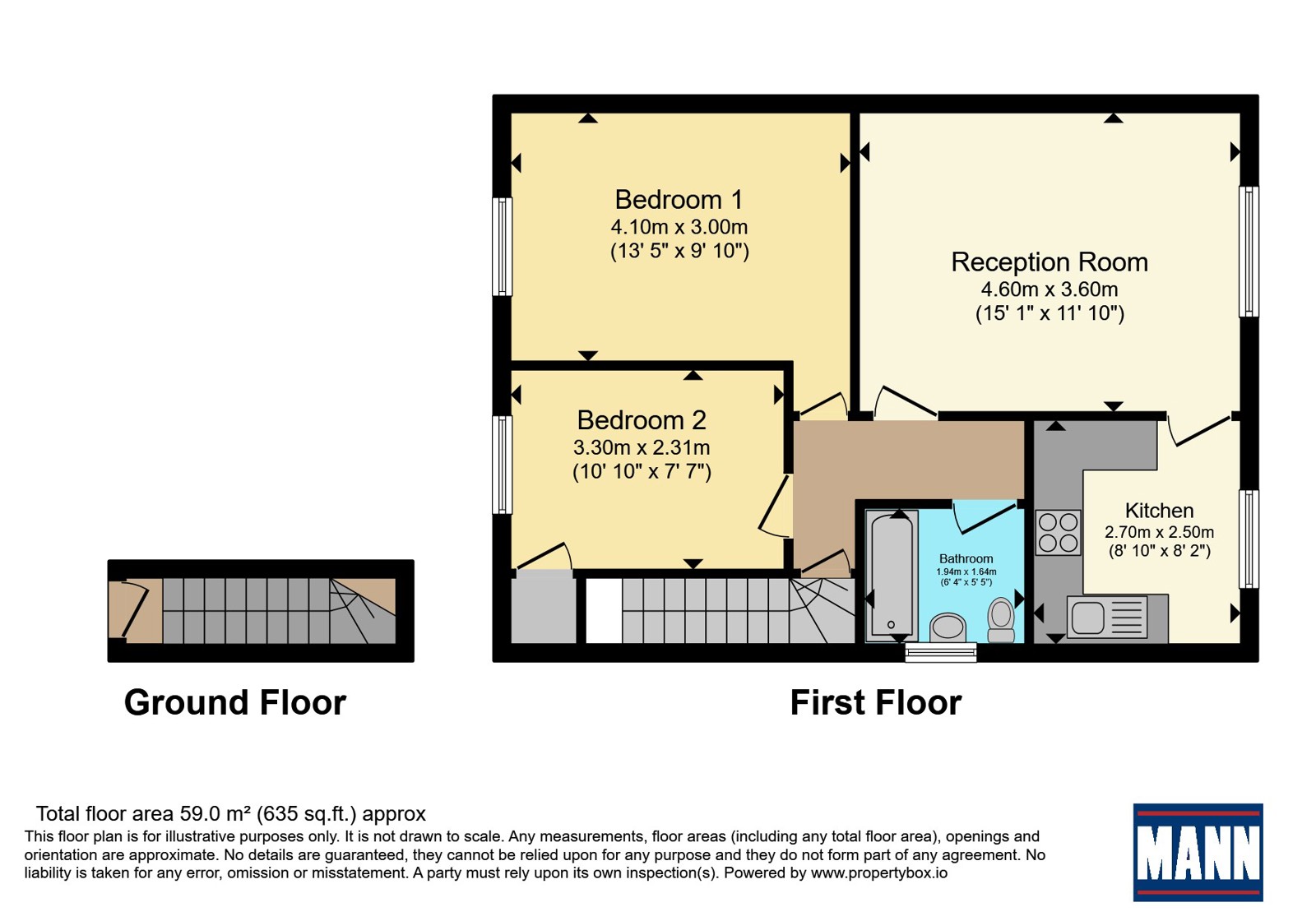 Flat 2, Elaine Court,, Elaine Avenue, Kent floorplan