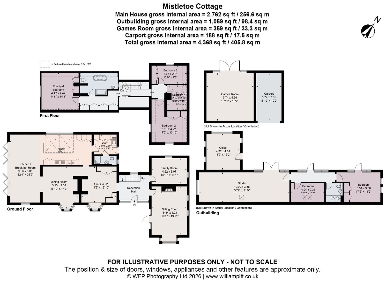 Mistletoe Cottage,, Marlbottom, Norwich floorplan