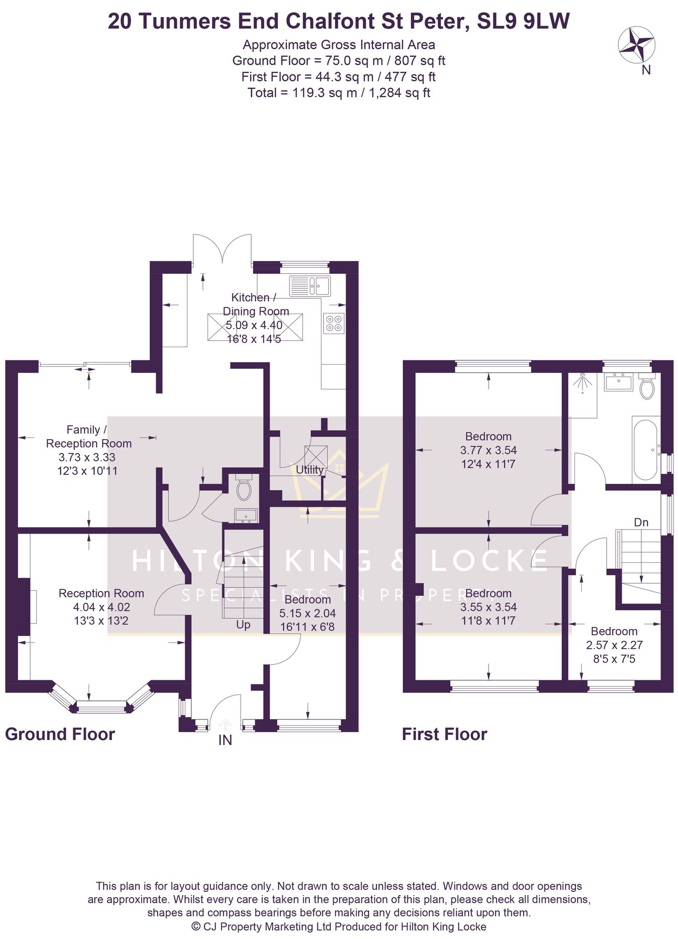 20, Tunmers End, Chalfont St Peter floorplan
