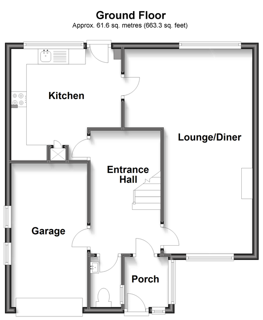Marion Close, Walderslade, Chatham, Kent ME5, 4 bedroom end terrace