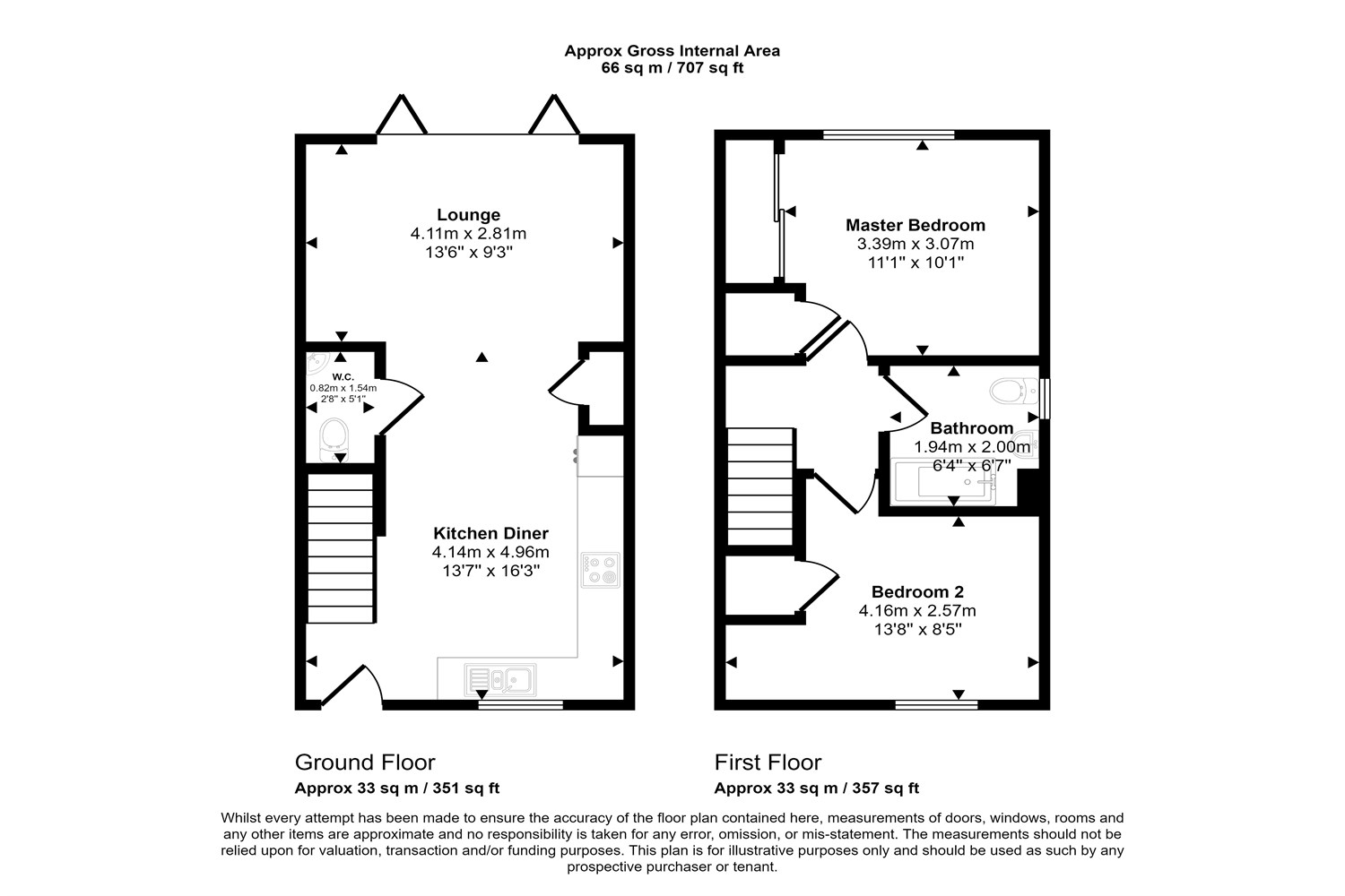 37, Lincoln Drive, Gedling floorplan