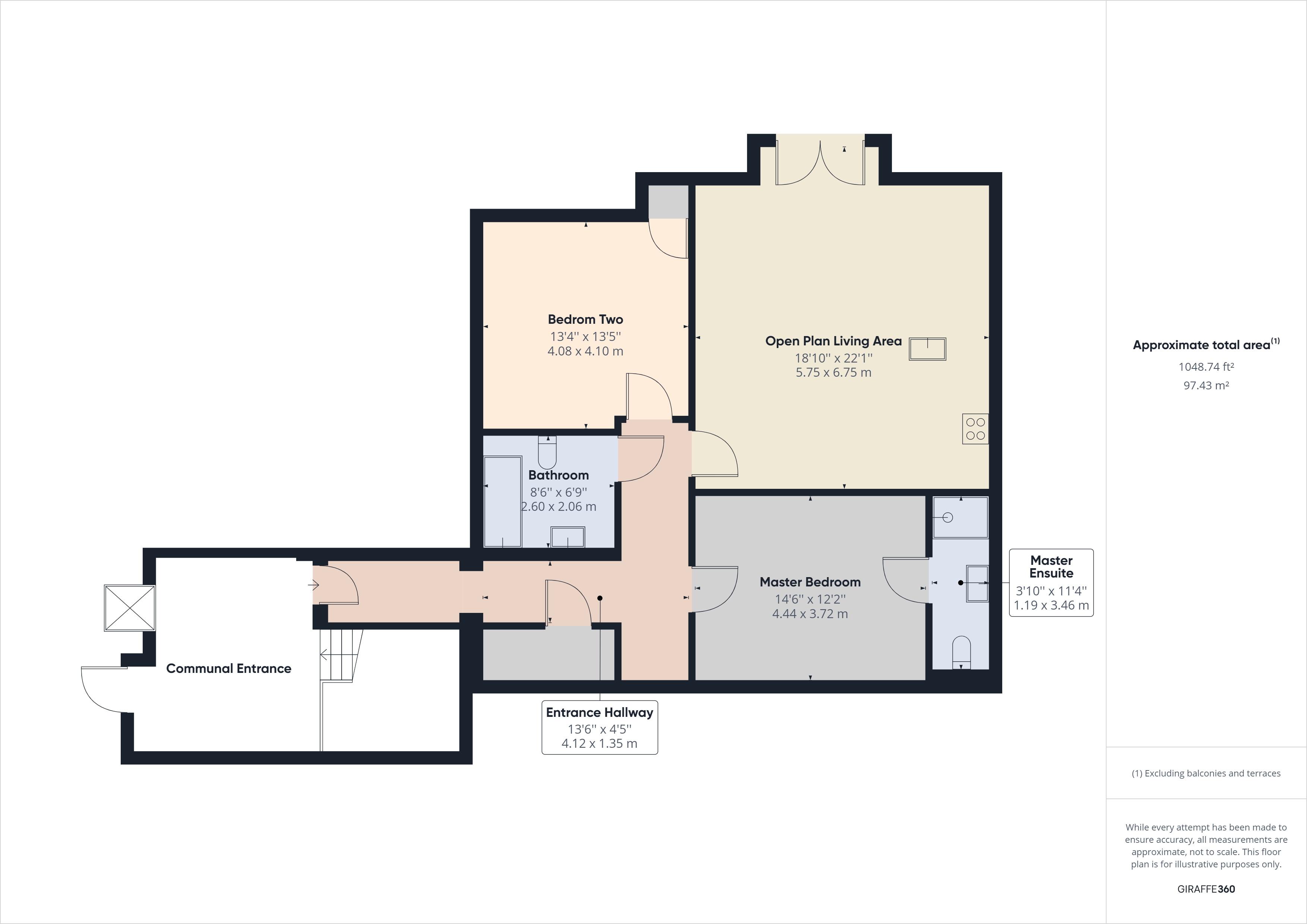 Apartment 7, Manchester floorplan