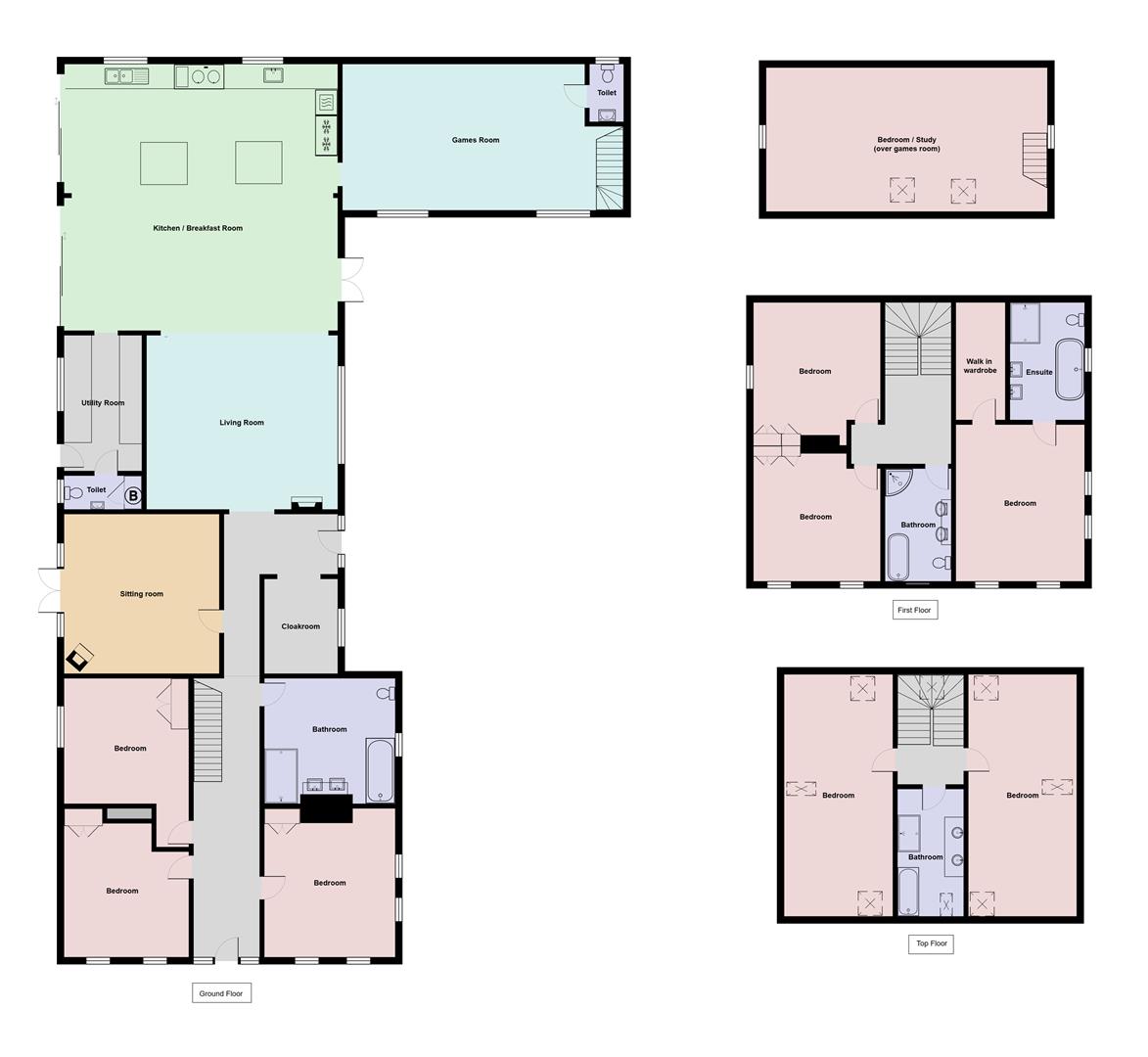 Trewithian House, Pontarsais, Carmarthen floorplan