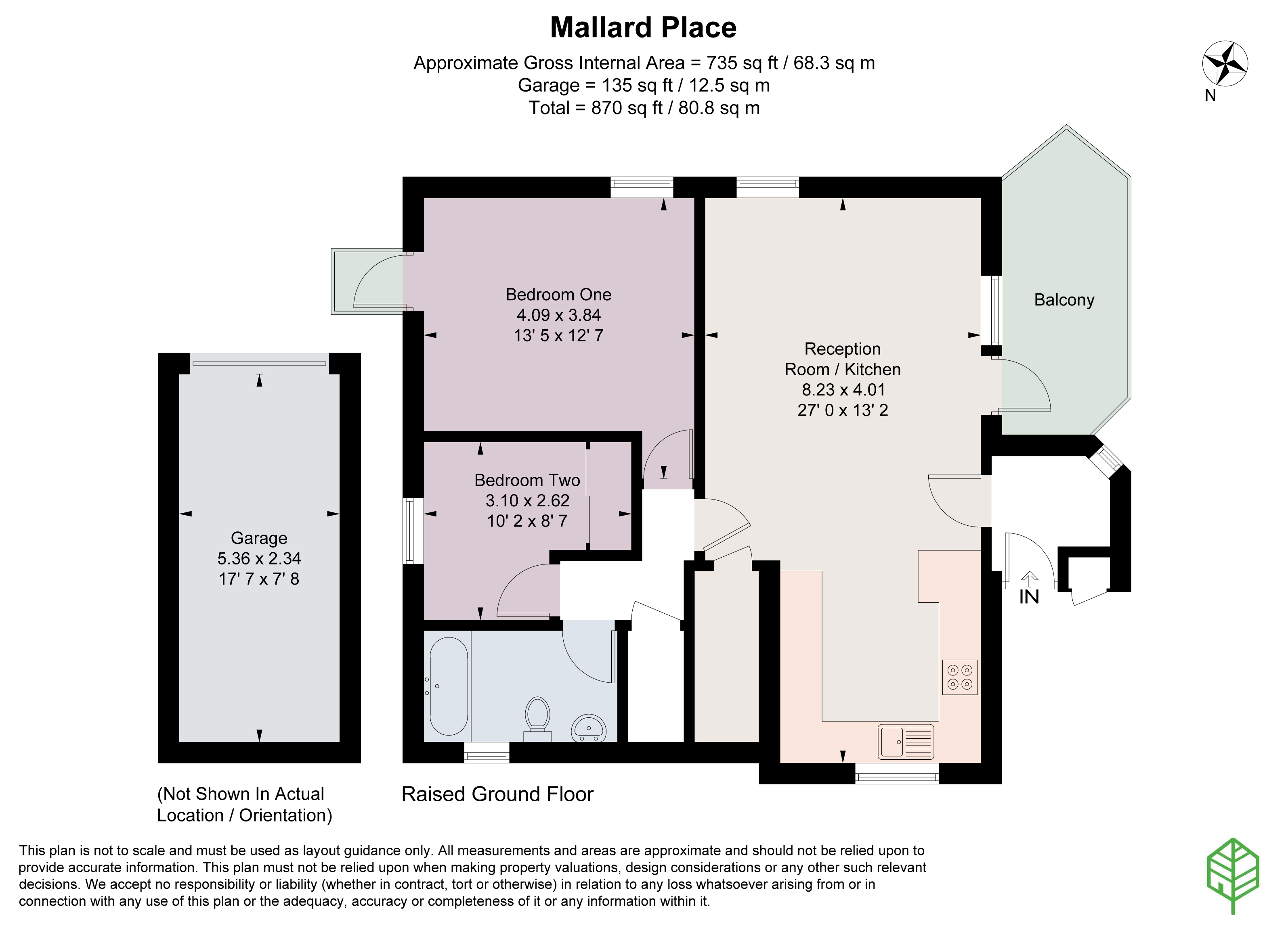 1, Mallard Place, Twickenham floorplan