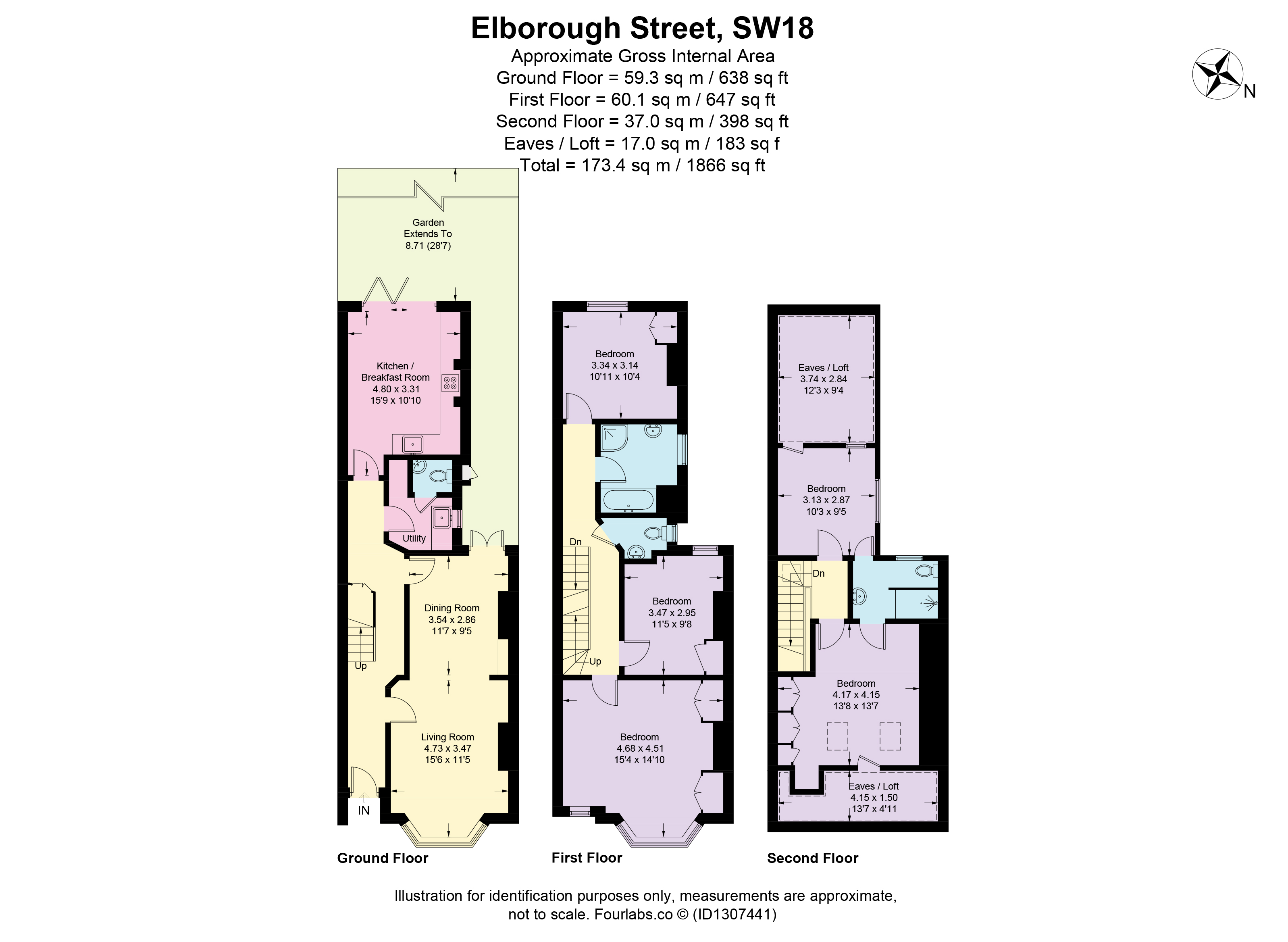 149, Elborough Street, London floorplan