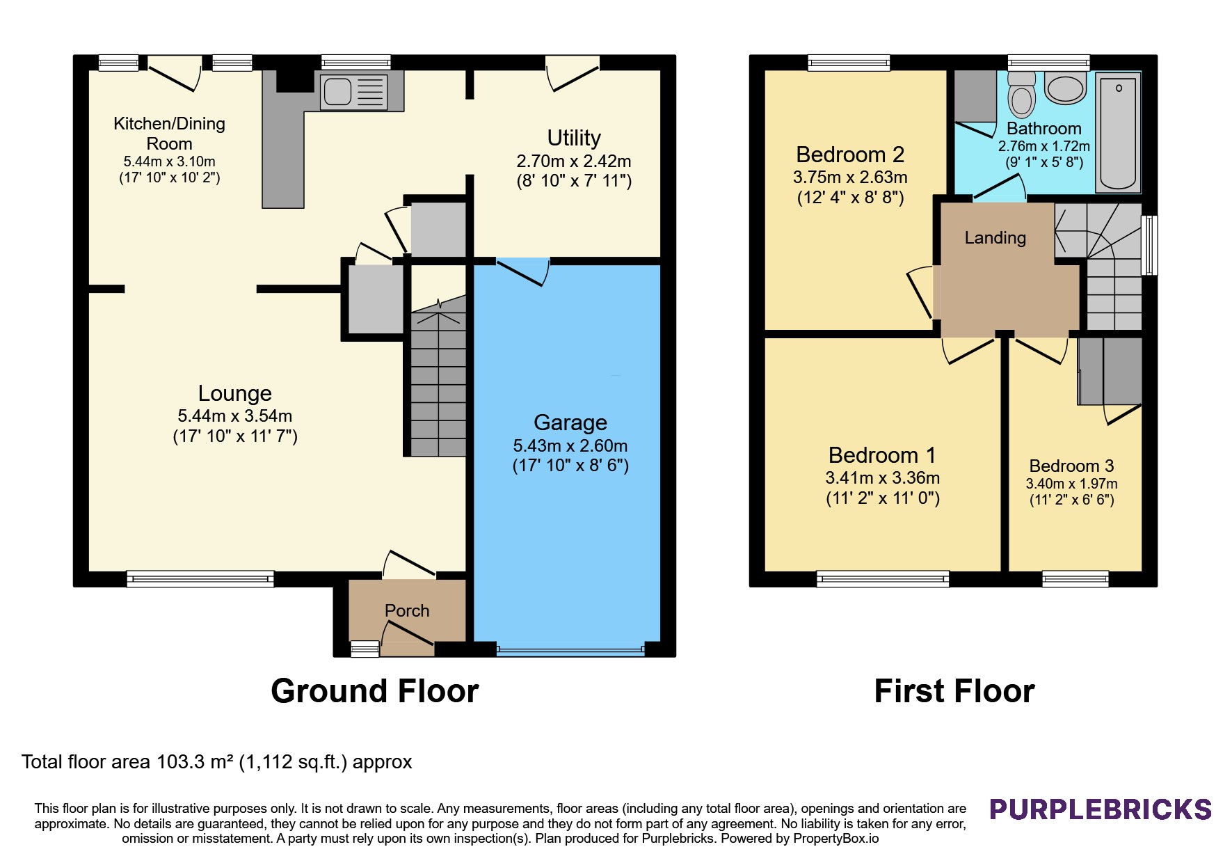 44, Marston Close, Blandford Forum floorplan