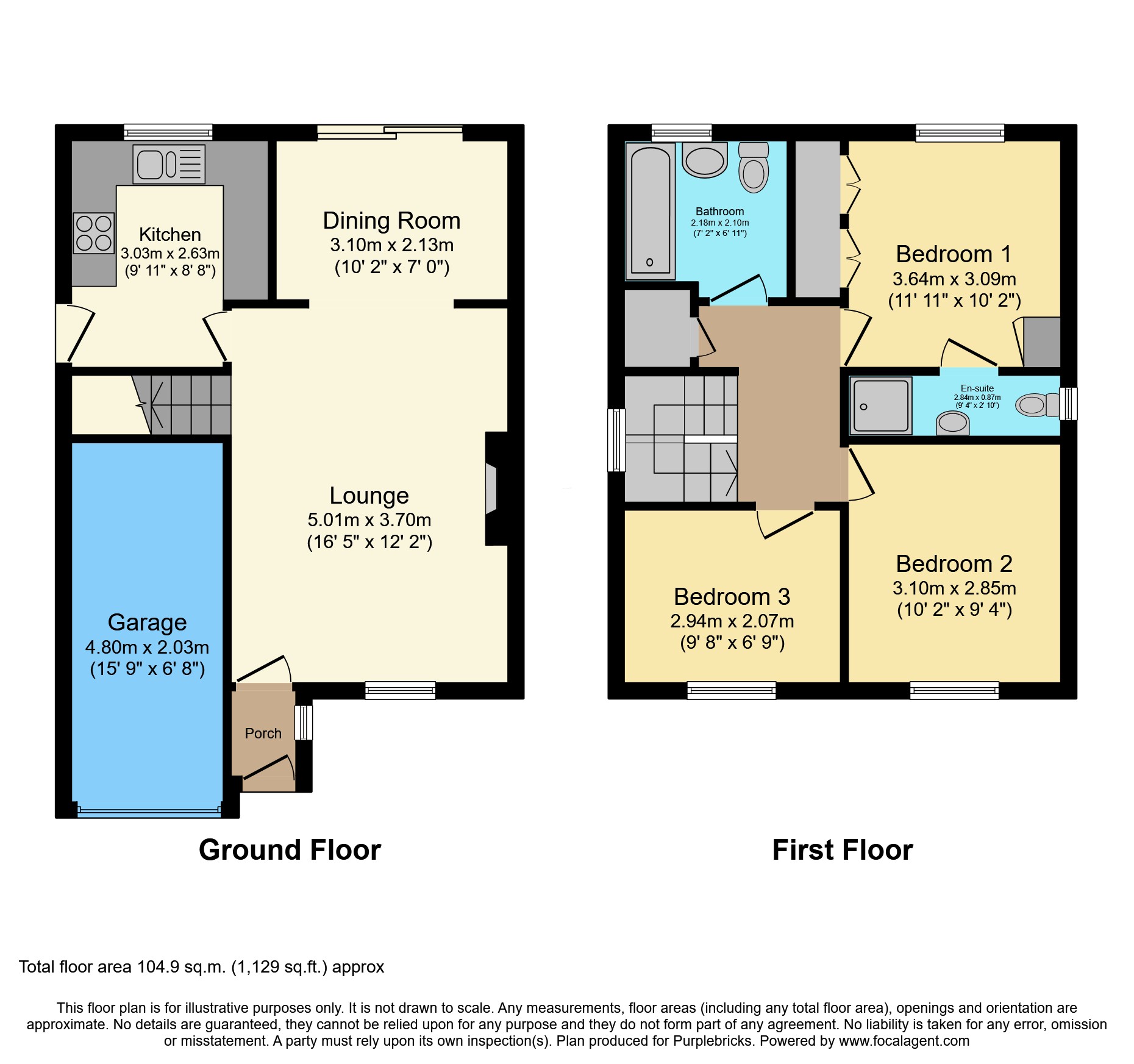 65, Ladybalk Lane, Pontefract floorplan